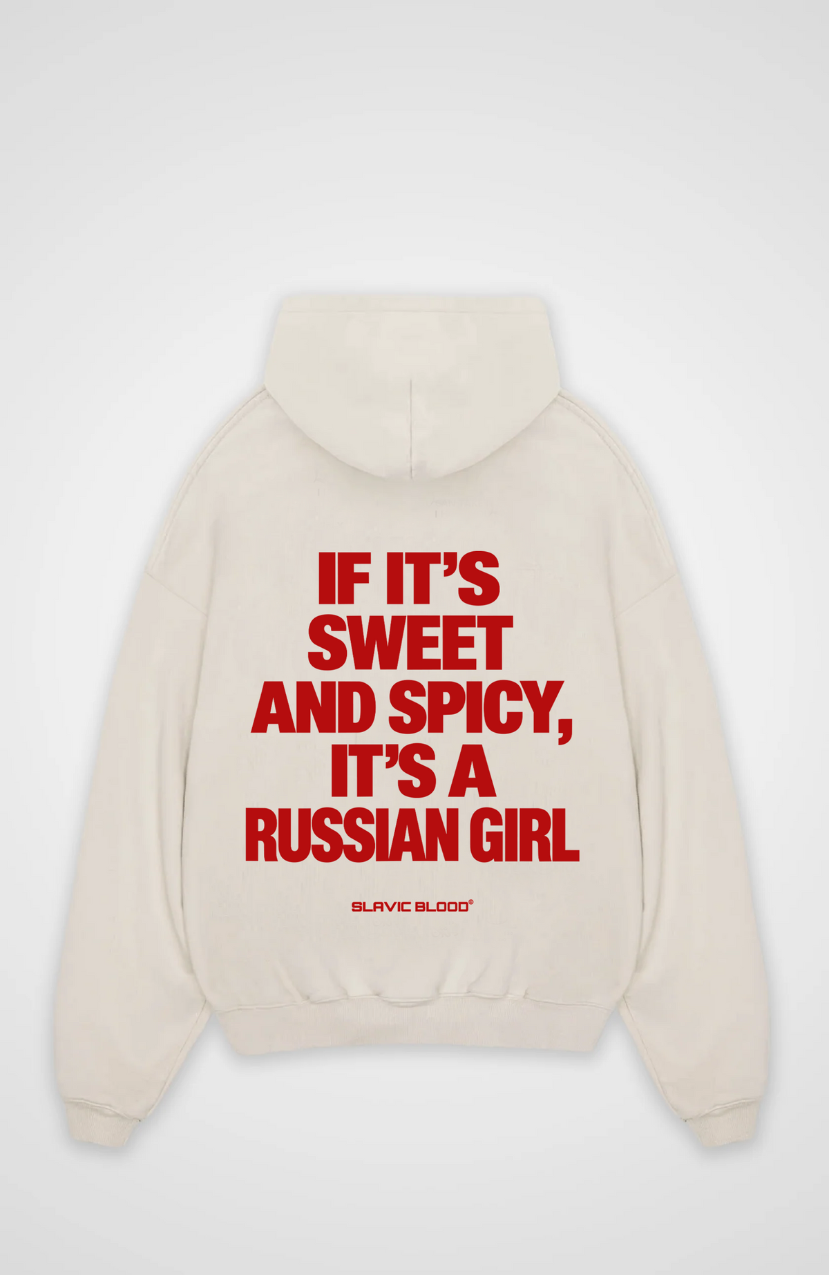 Sweet and Spicy, it´s a russian girl Oversized hoodie