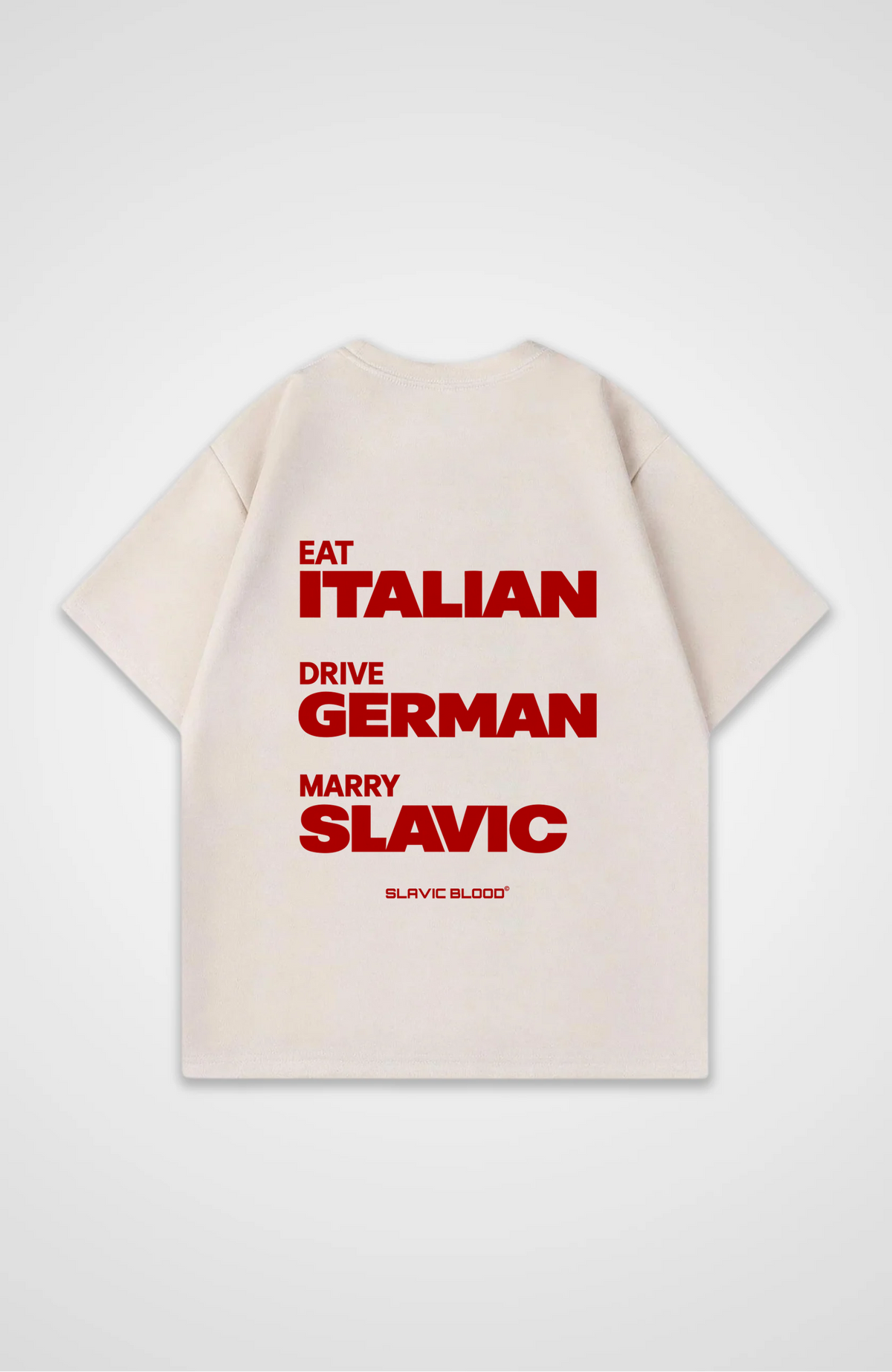 Eat drive marry slavic Oversized Shirt