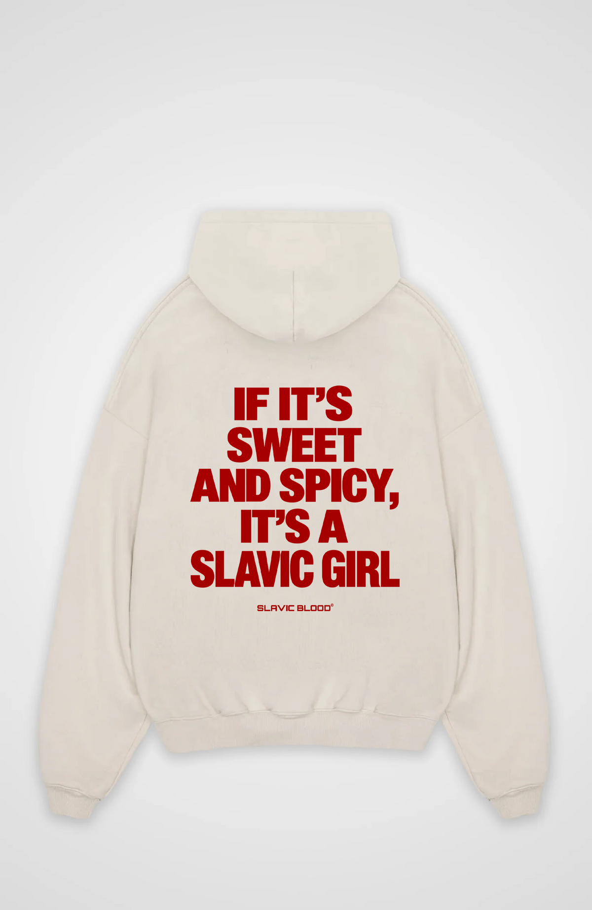 Not only am i perfect i am Slavic too Oversized hoodie