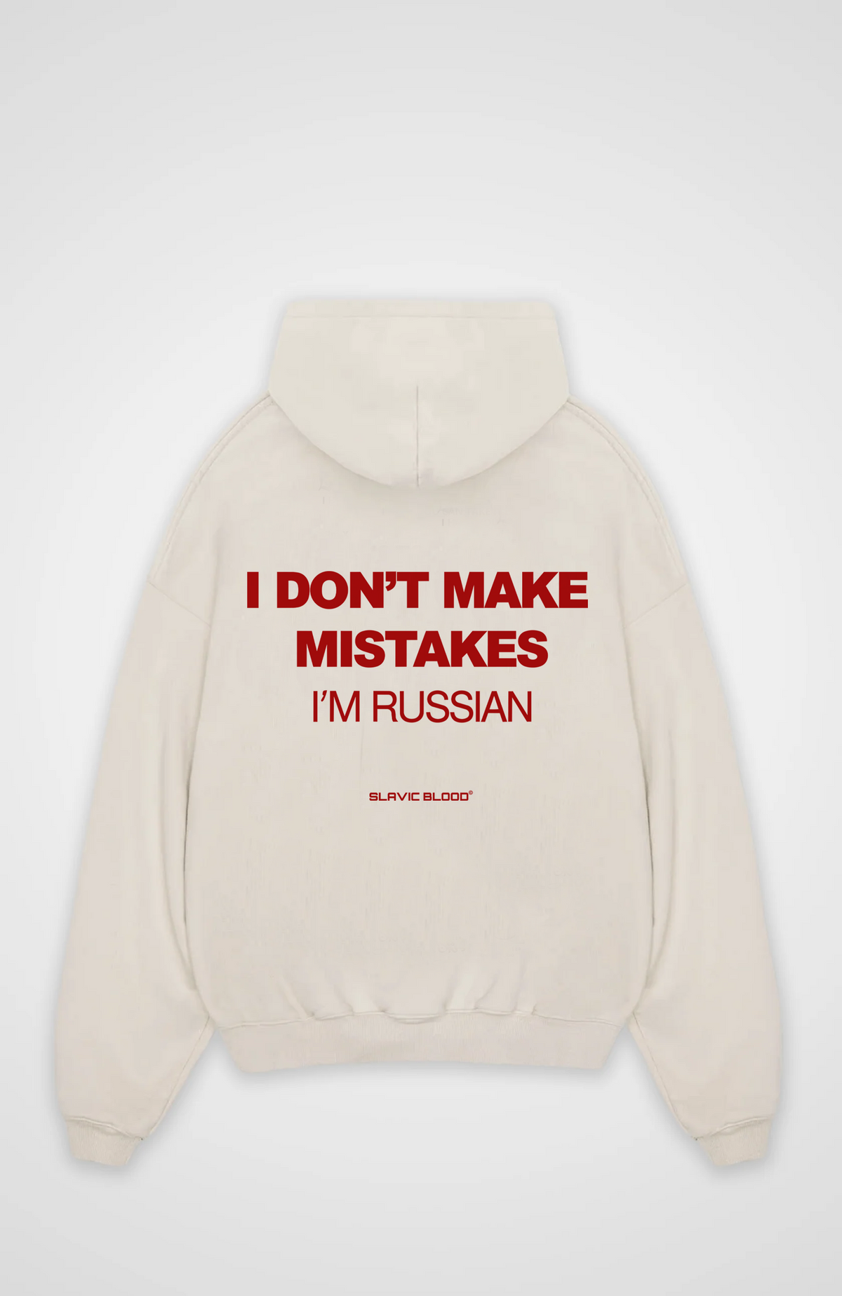 I don´t make mistakes i´m Russian Oversized hoodie
