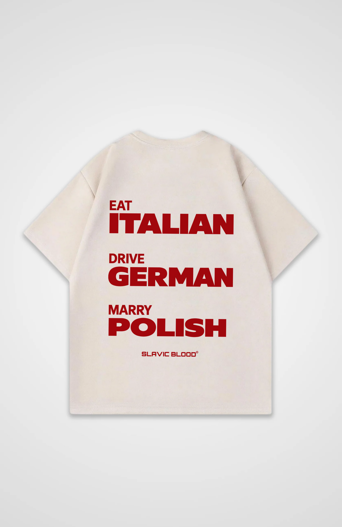 Eat Drive Marry Polish Oversized shirt