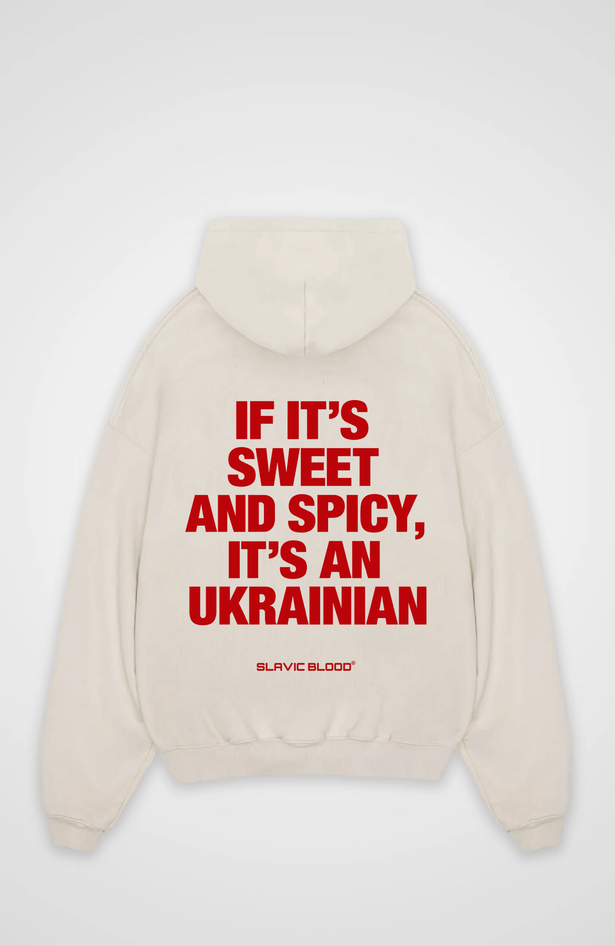 Sweet and Spicy it´s an Ukrainian Oversized hoodie