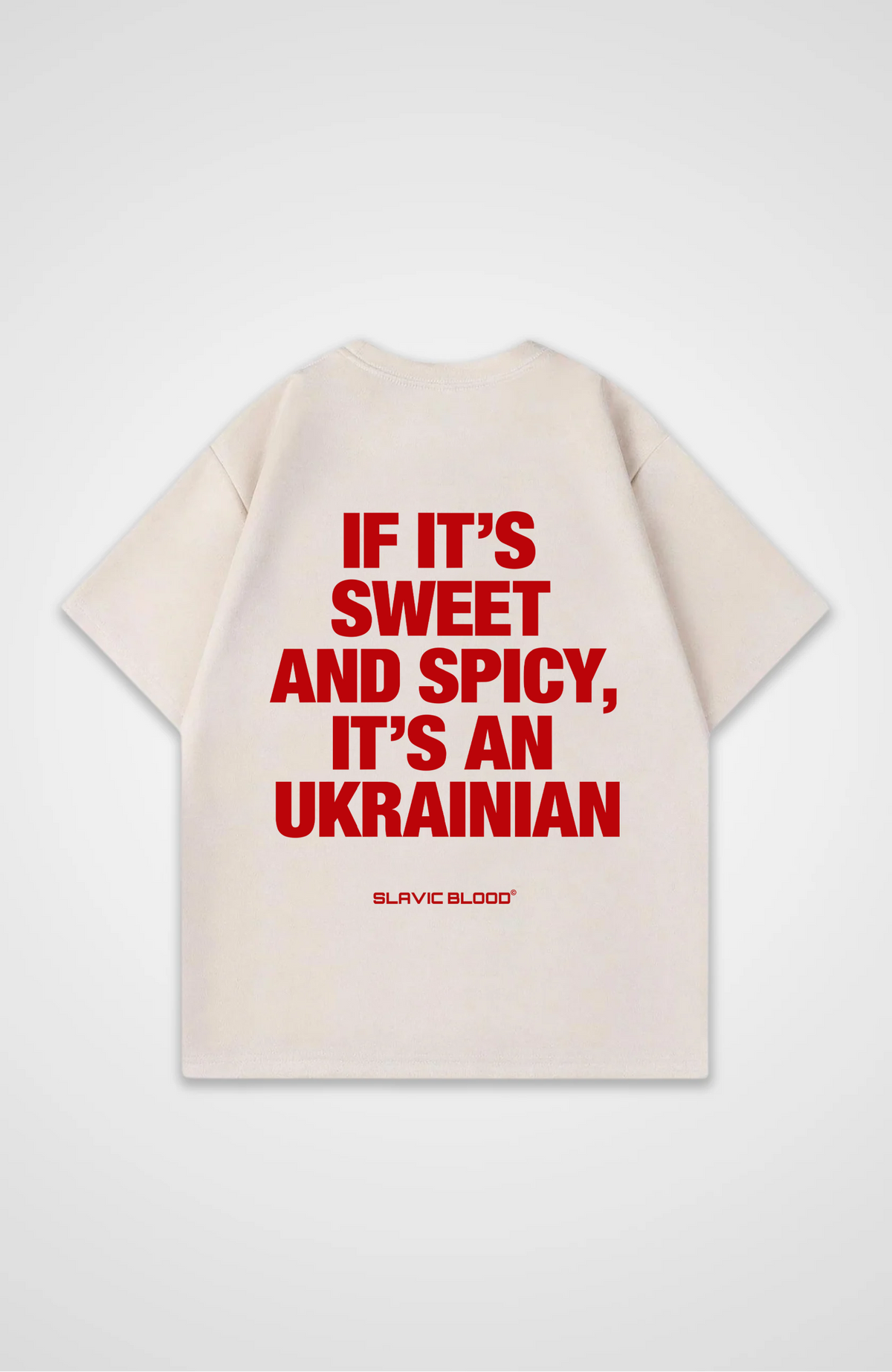 Sweet and Spicy it´s an Ukrainian Oversized shirt