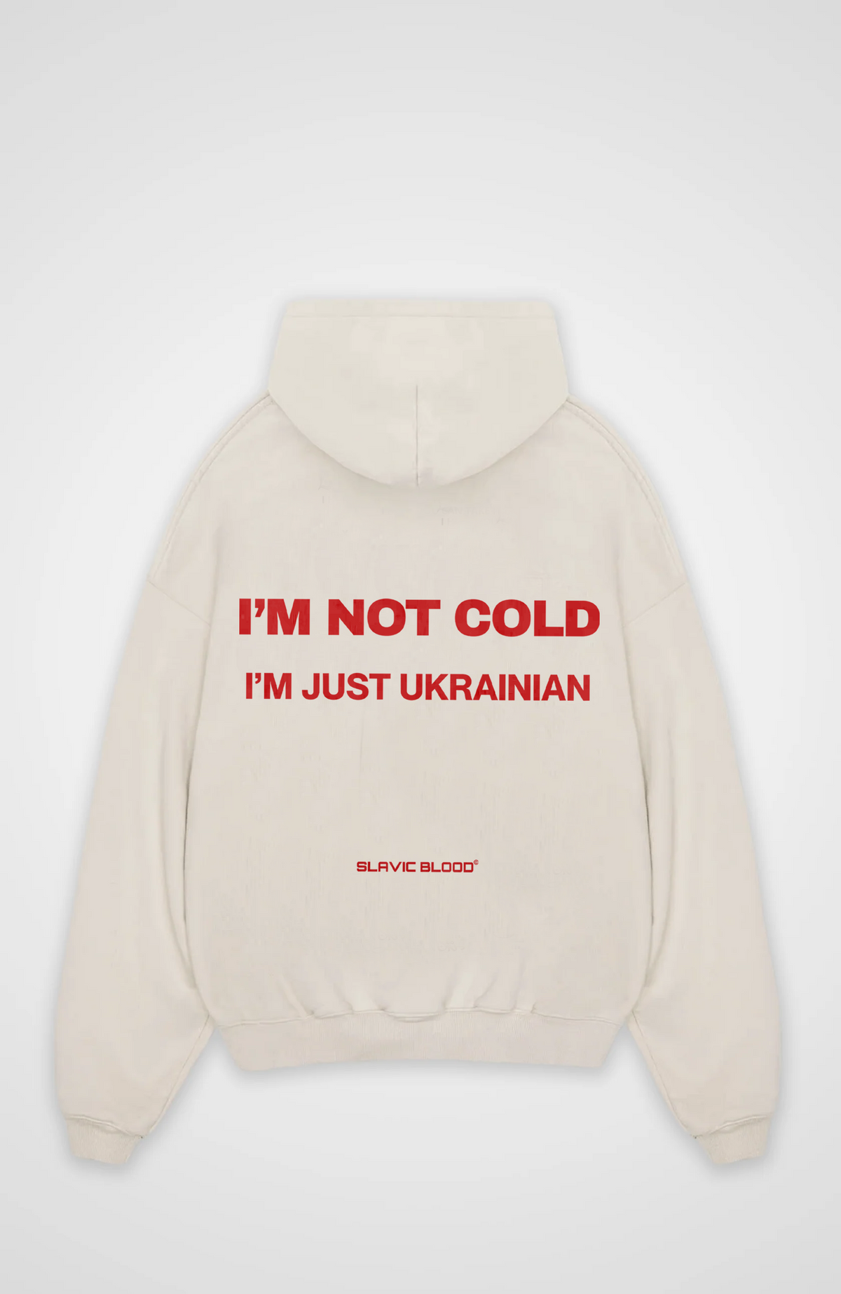 I´m not cold i´m just Ukrainian Oversized hoodie