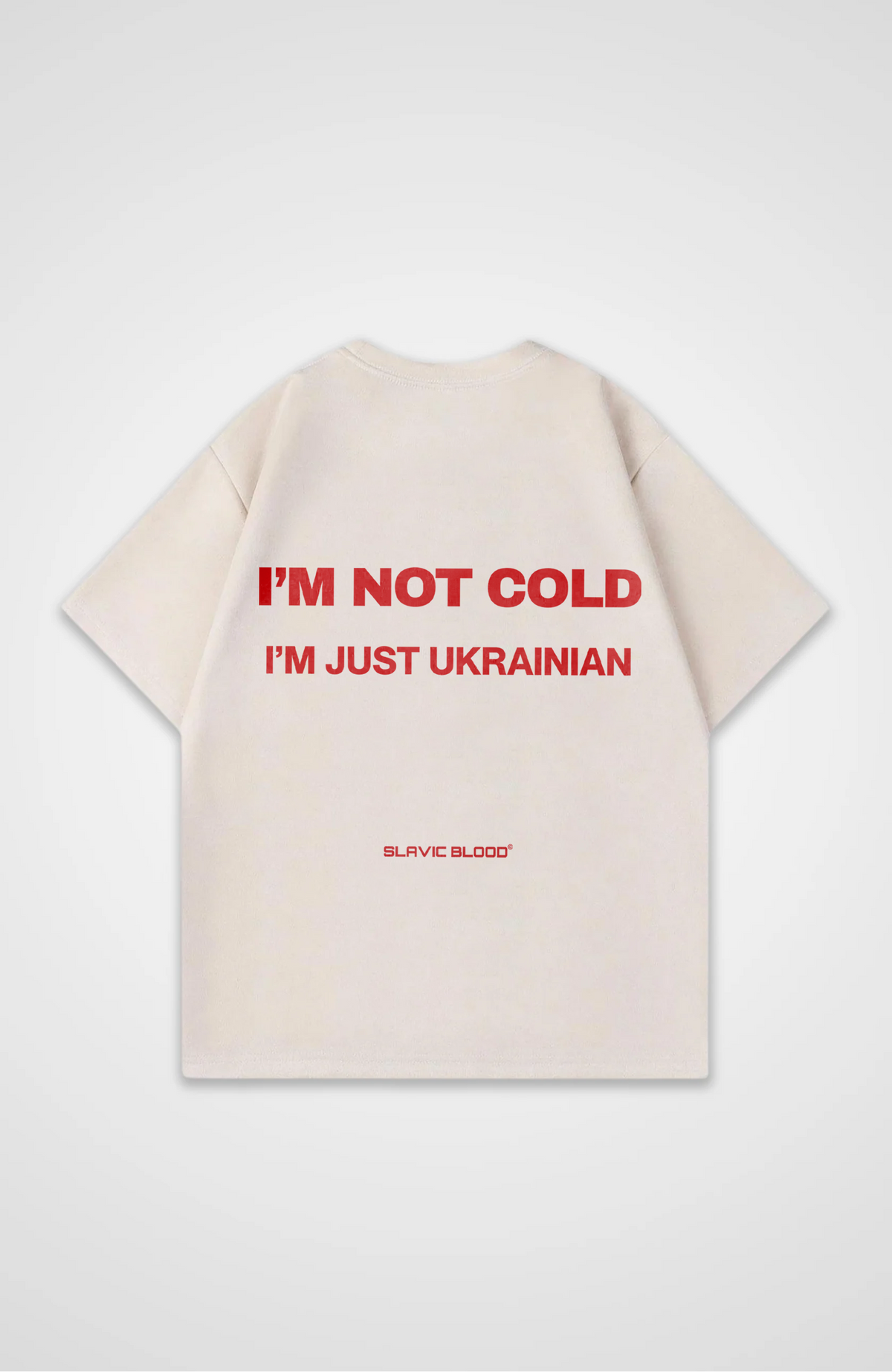 I´m not cold i´m just Ukrainian Oversized shirt