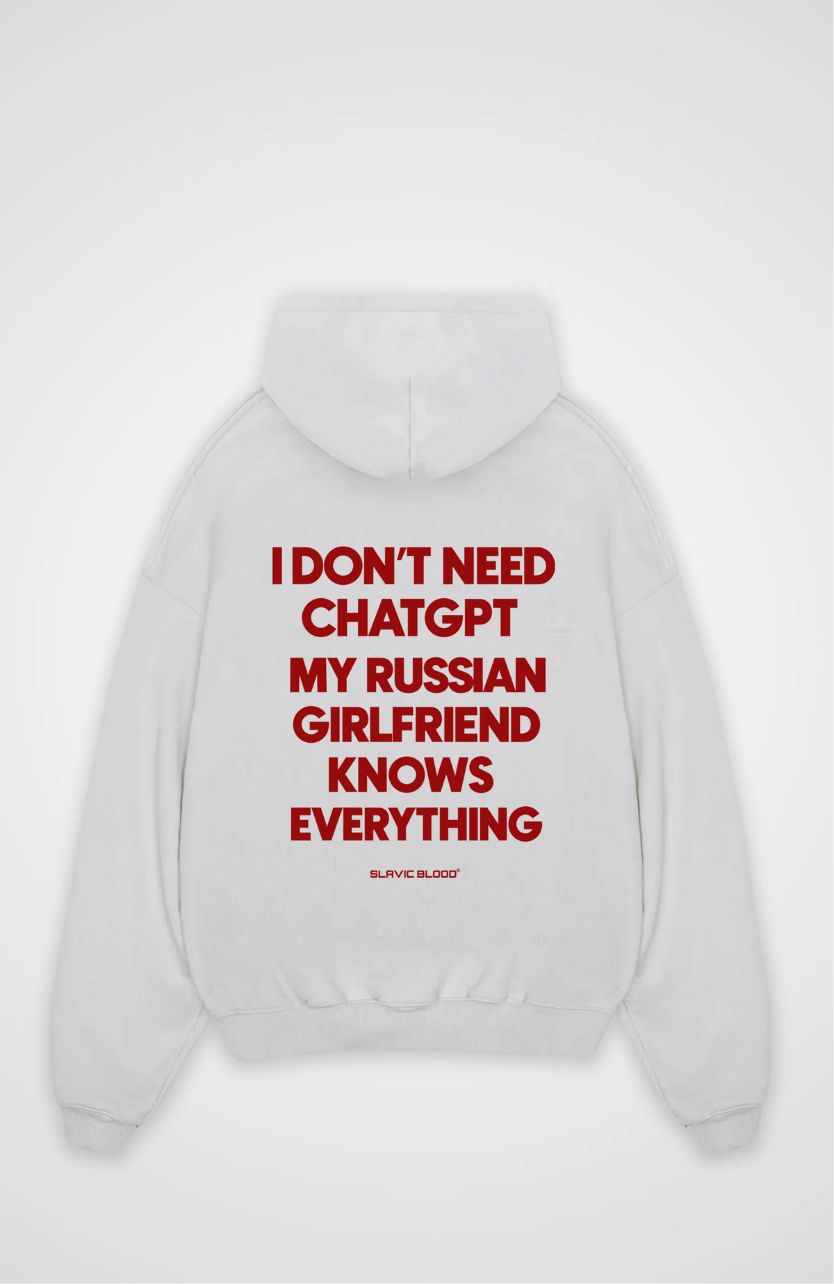 My Russian girl knows everything Oversized hoodie