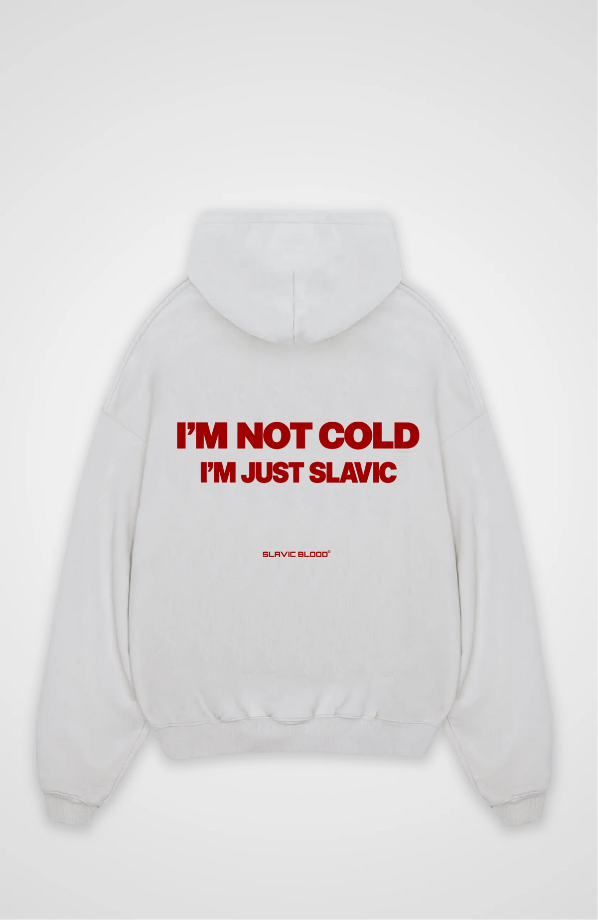 I´m not cold i´m just slavic Oversized hoodie
