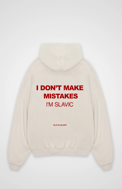 I don´t make mistakes i´m slavic Oversized hoodie