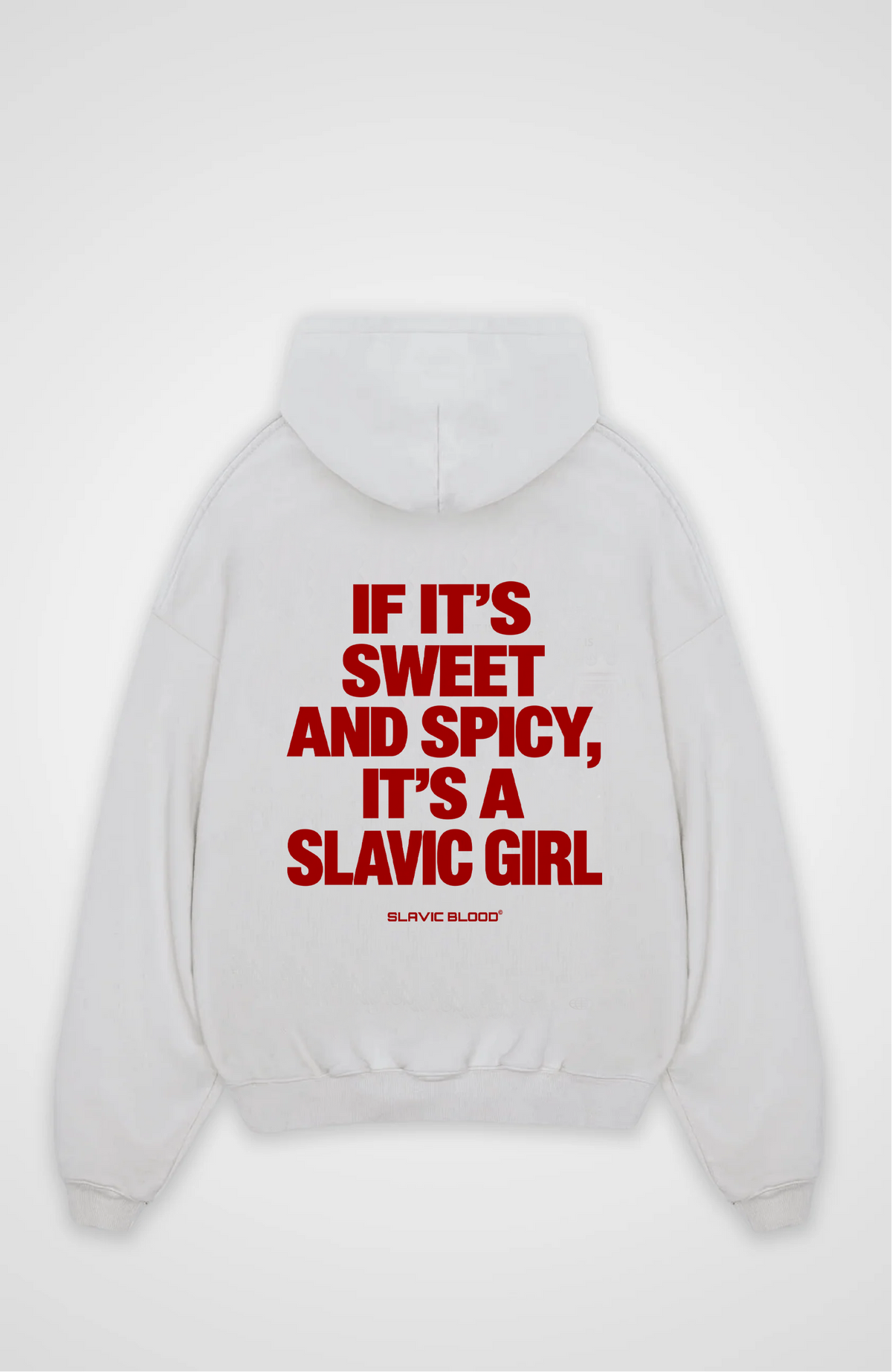 Not only am i perfect i am Slavic too Oversized hoodie