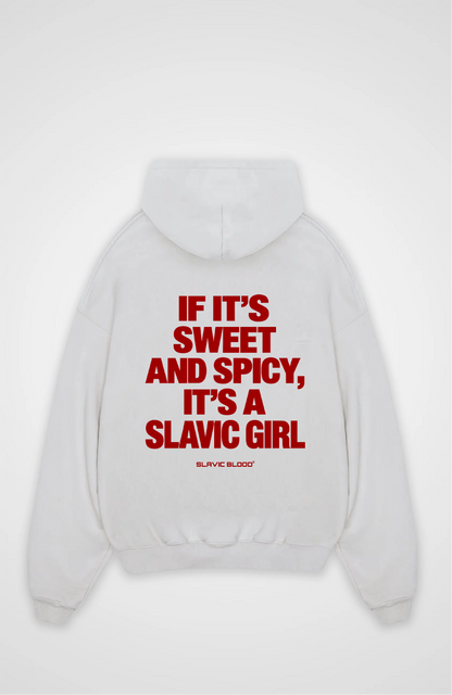 Not only am i perfect i am Slavic too Oversized hoodie