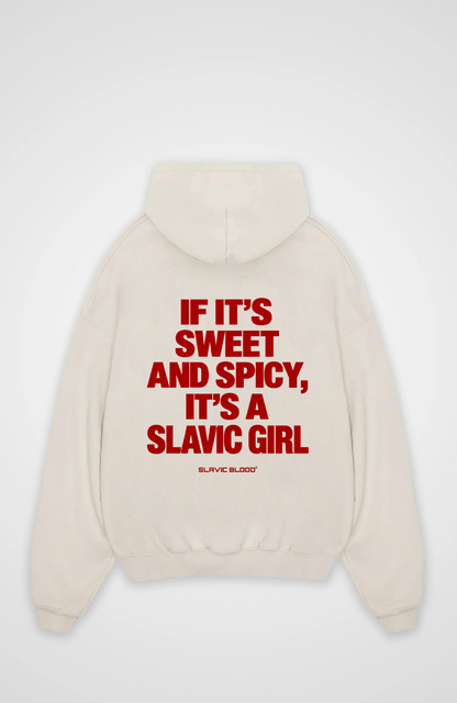 Not only am i perfect i am Slavic too Oversized hoodie