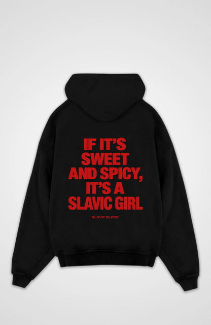 Not only am i perfect i am Slavic too Oversized hoodie