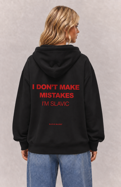 I don´t make mistakes i´m slavic Oversized hoodie