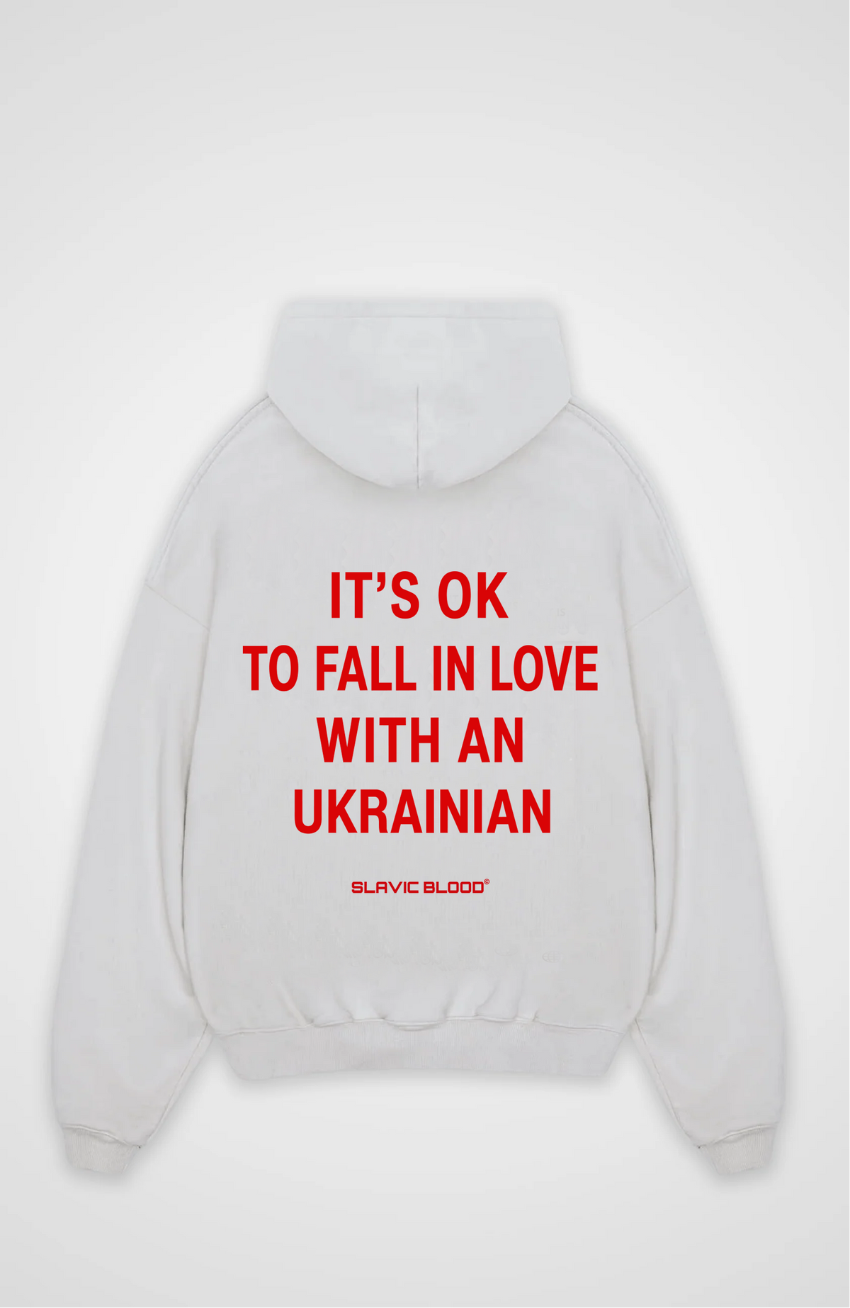 It´s ok to fall in love with an Ukrainian Oversized hoodie