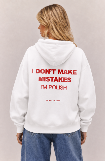 I don´t make mistakes i´m Polish Oversized hoodie