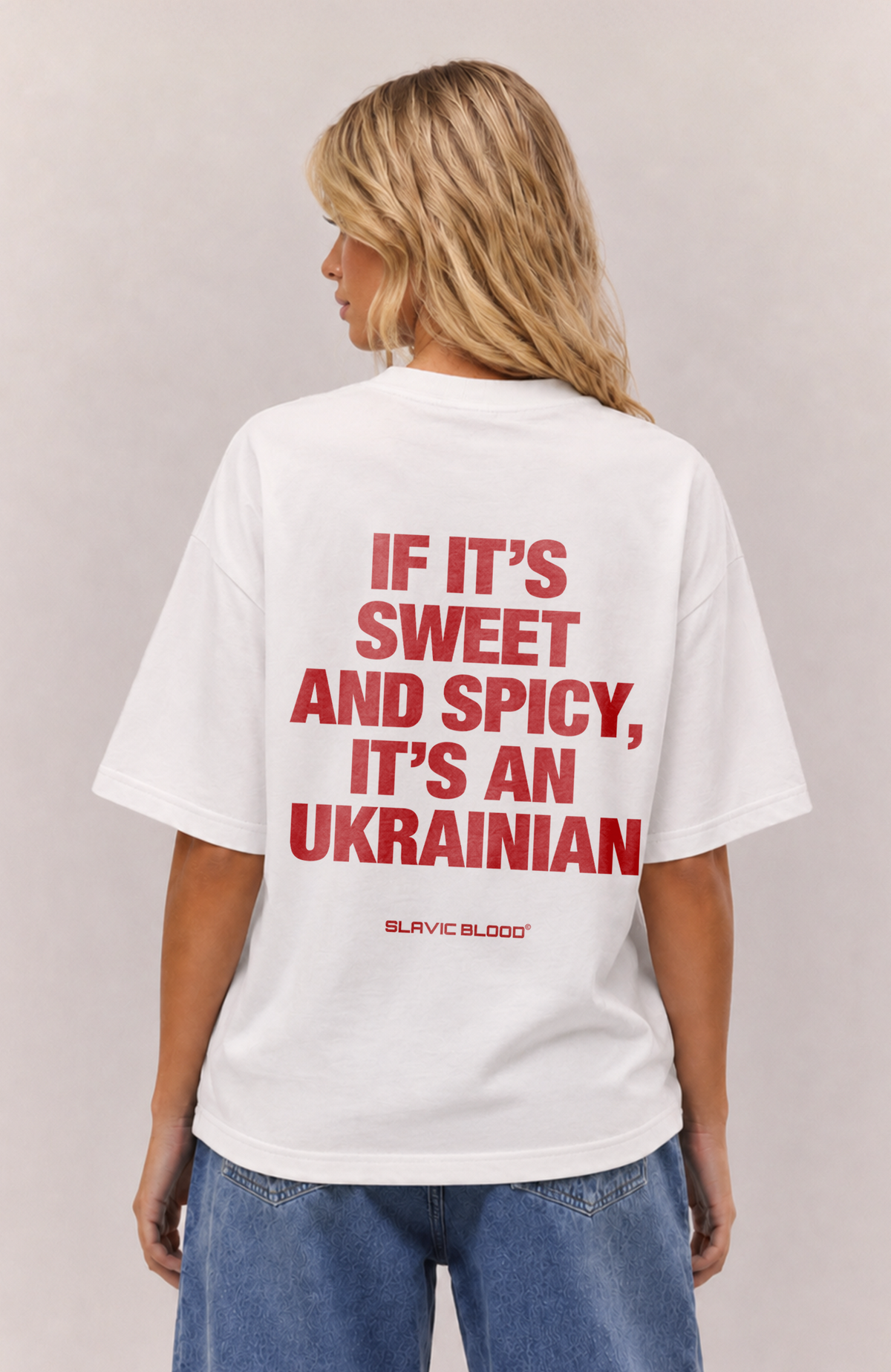 Sweet and Spicy it´s an Ukrainian Oversized shirt
