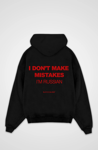 I don´t make mistakes i´m Russian Oversized hoodie