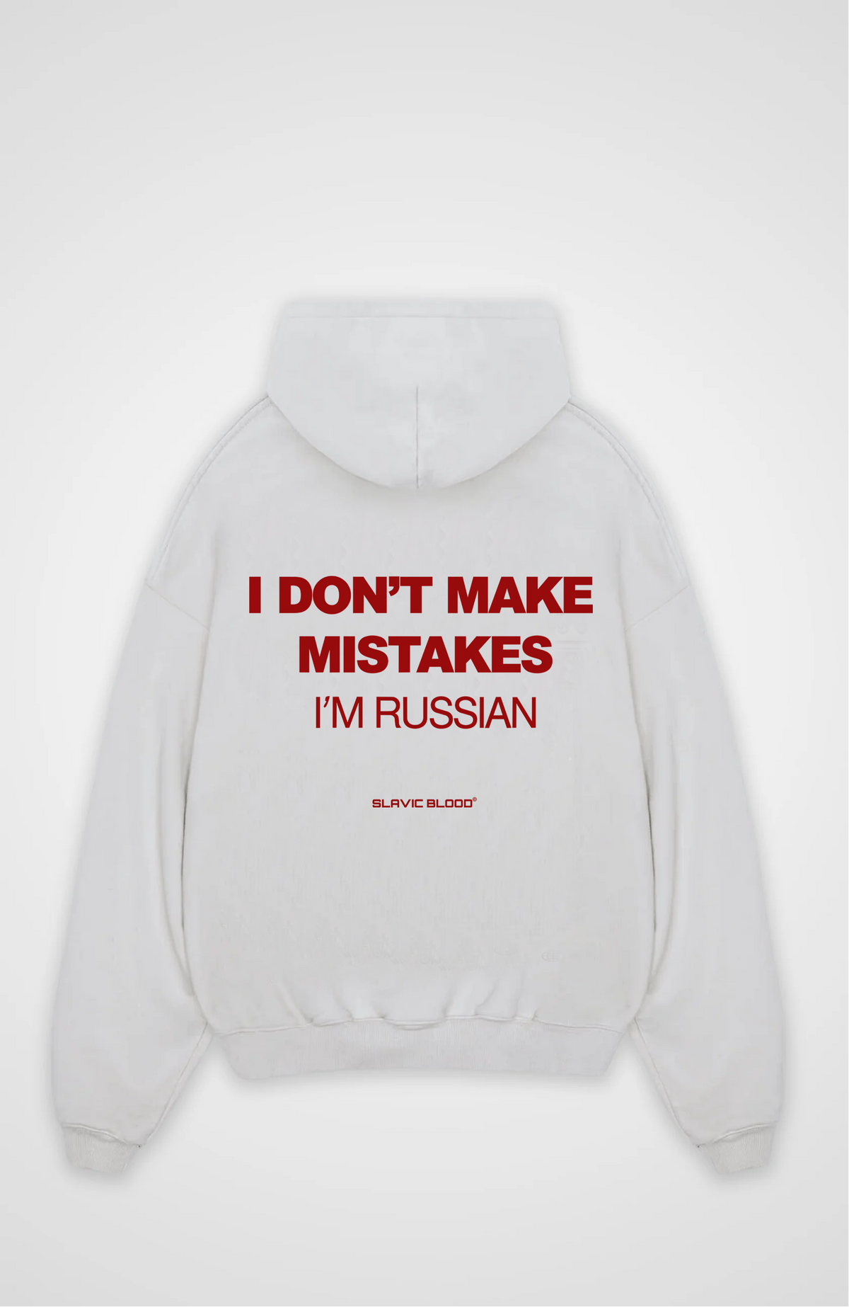 I don´t make mistakes i´m Russian Oversized hoodie