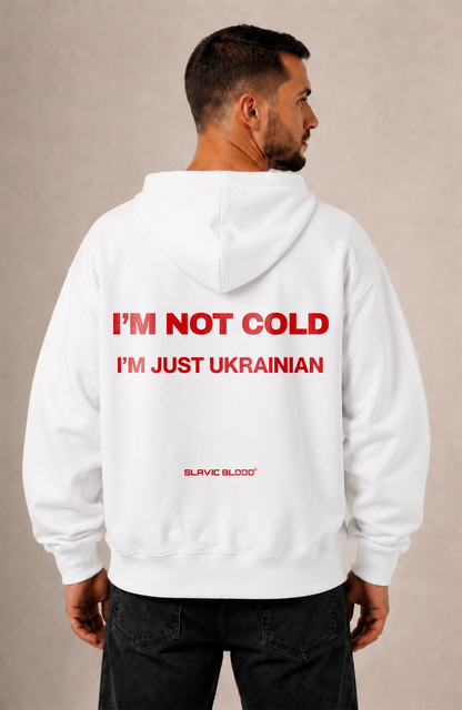 I´m not cold i´m just Ukrainian Oversized hoodie