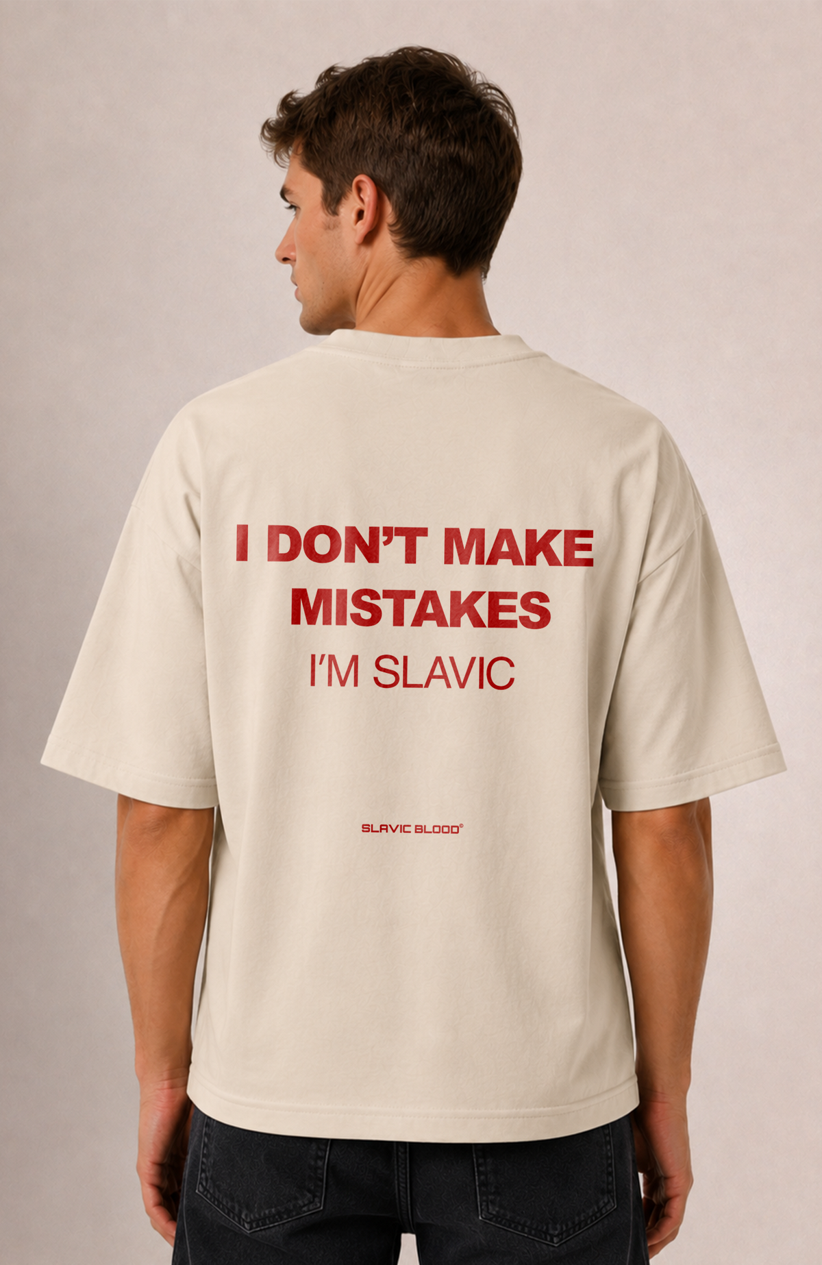 i don´t make mistakes i´m slavic Oversized Shirt