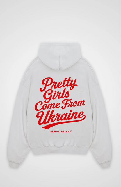 Pretty girls come from Ukraine Oversized hoodie