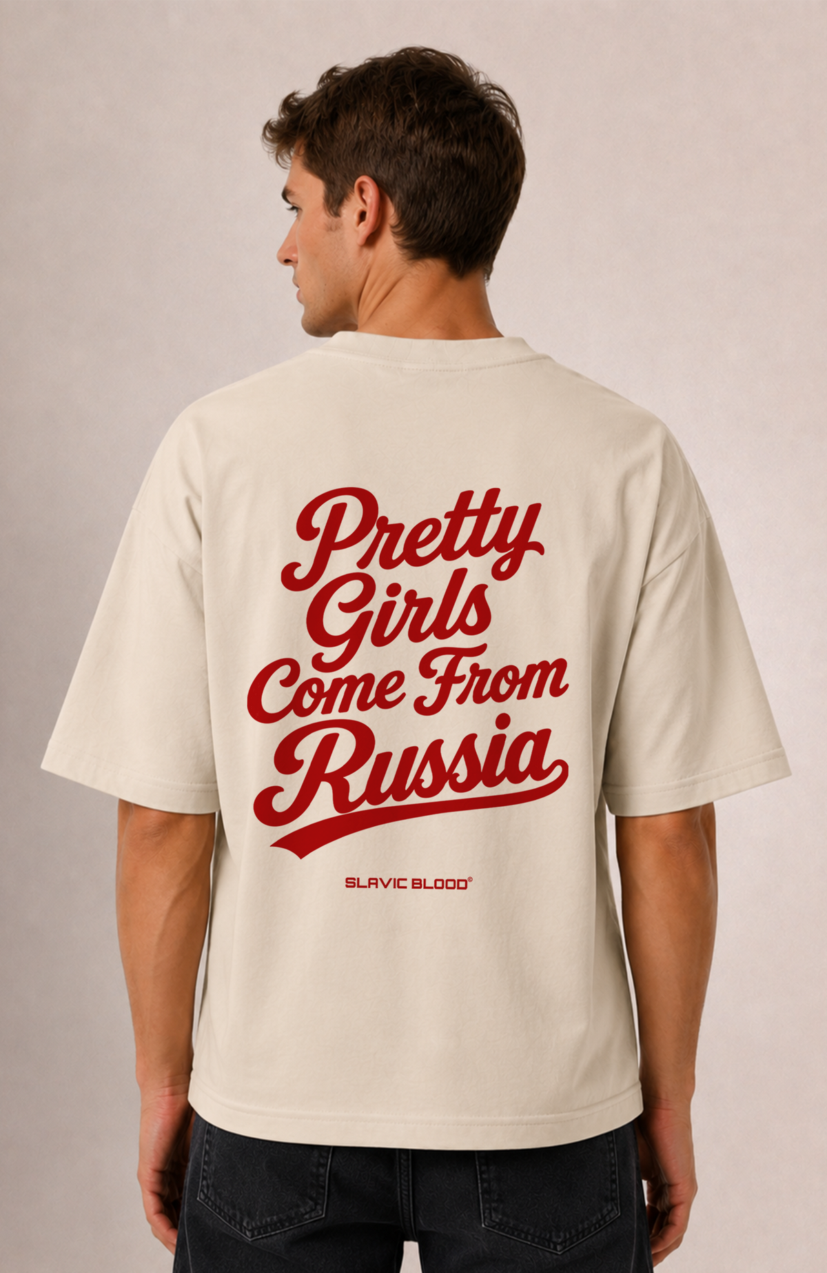 Pretty girls come from Russia Oversized Shirt