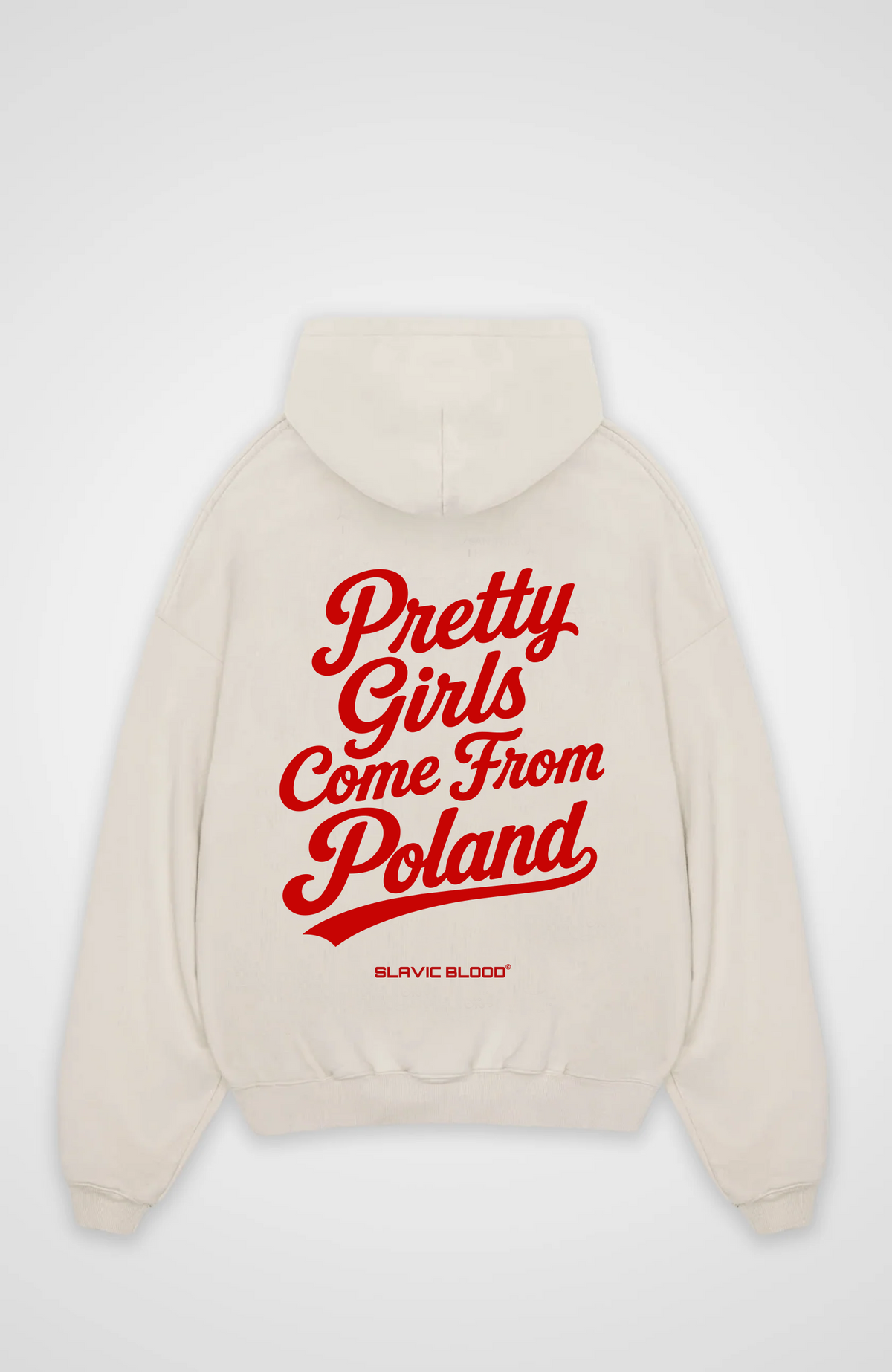 Pretty girls come from Poland Oversized hoodie
