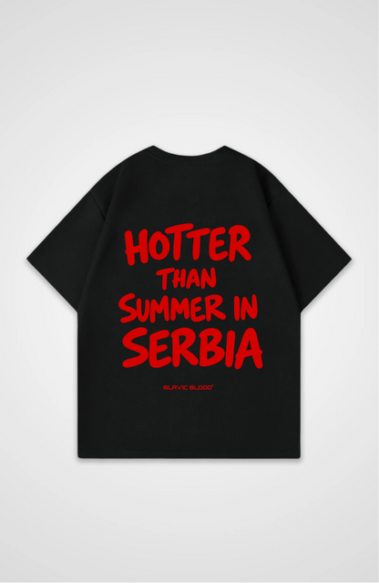 Hotter than summer in Serbia Oversized shirt