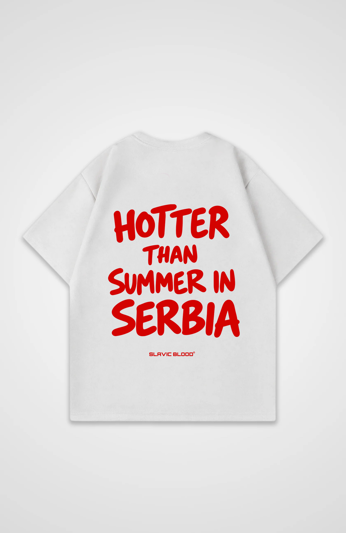 Hotter than summer in Serbia Oversized shirt