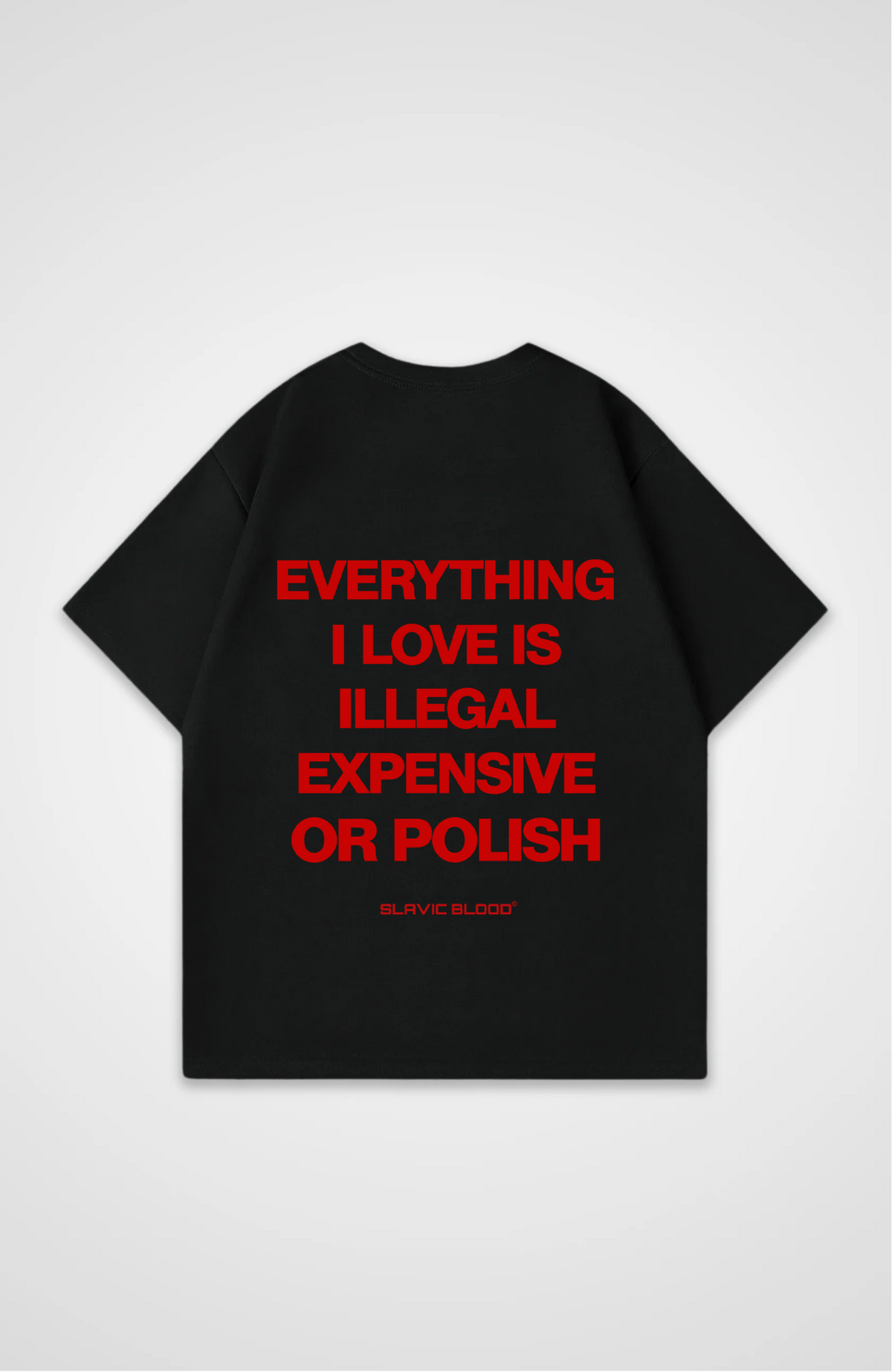Everything i love is Polish Oversized shirt
