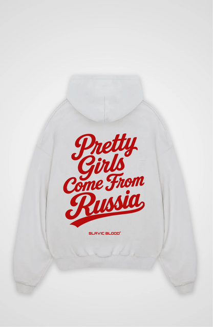 Pretty girls come from Russia Oversized hoodie
