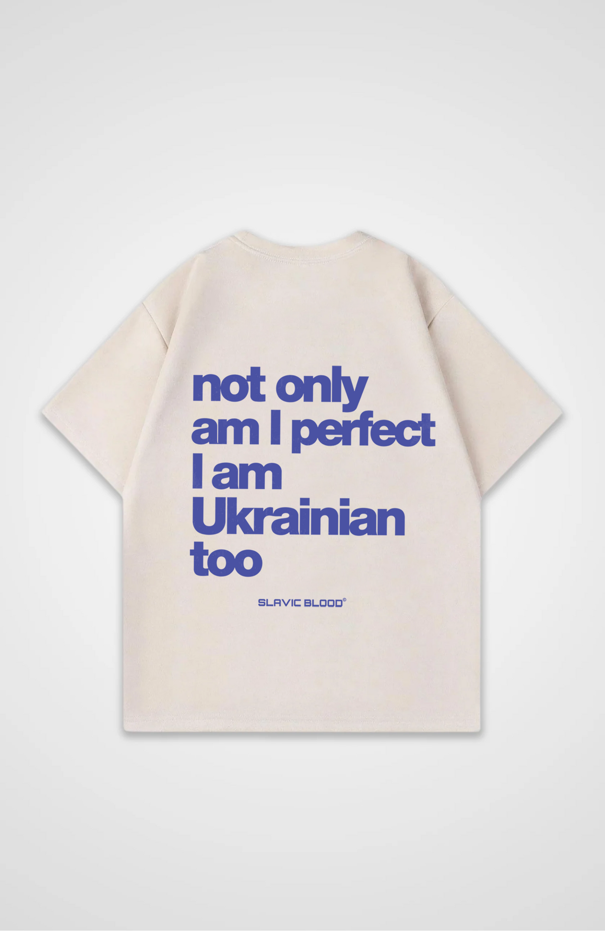 Not only am i perfect i am Ukrainian too Oversized shirt