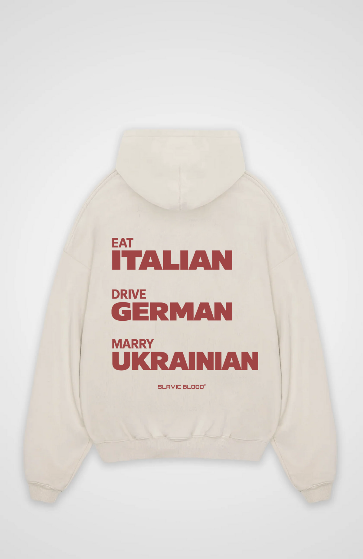 Eat Drive Marry Ukrainian Oversized hoodie