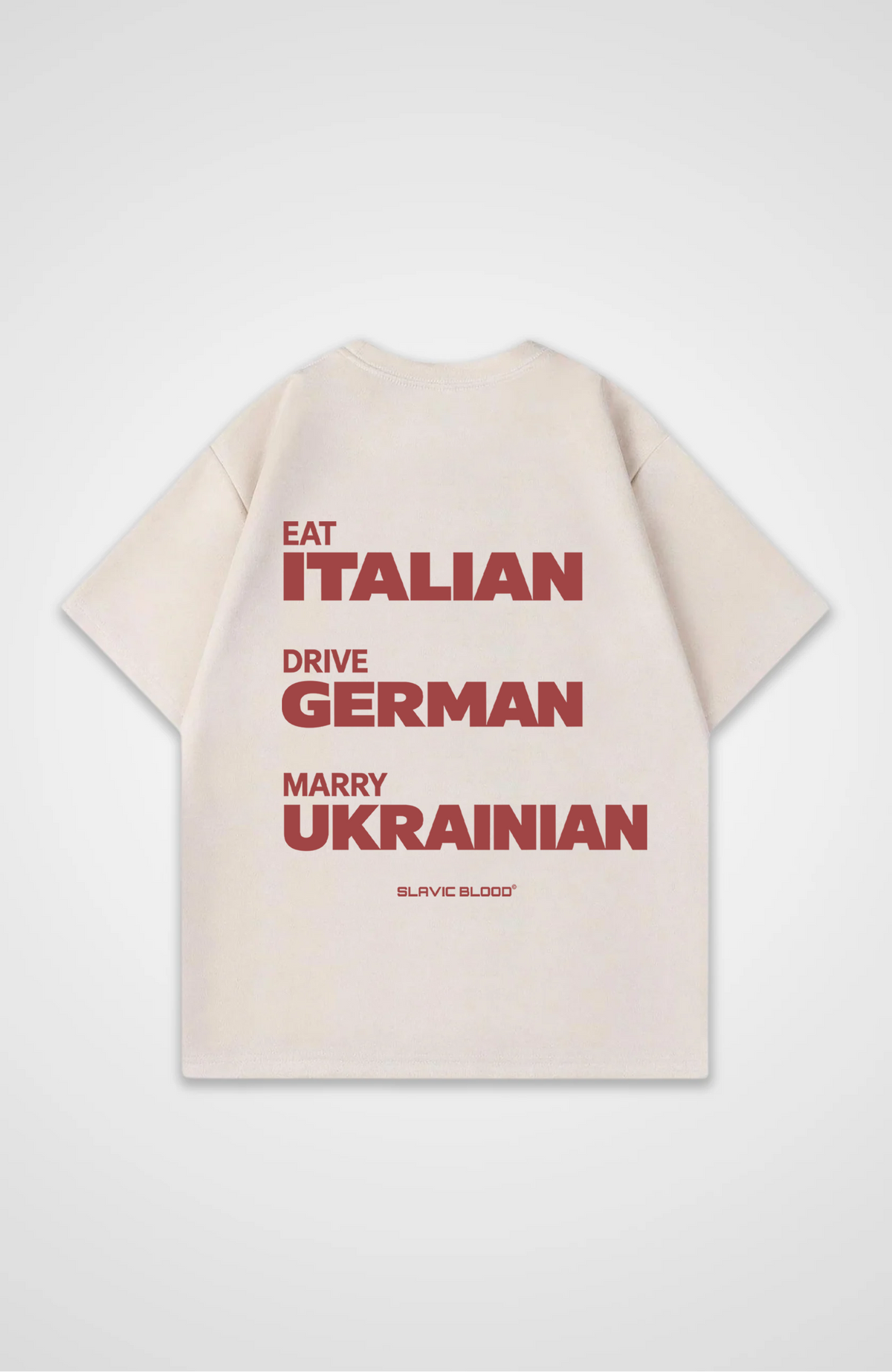 Eat Drive Marry Ukrainian Oversized shirt