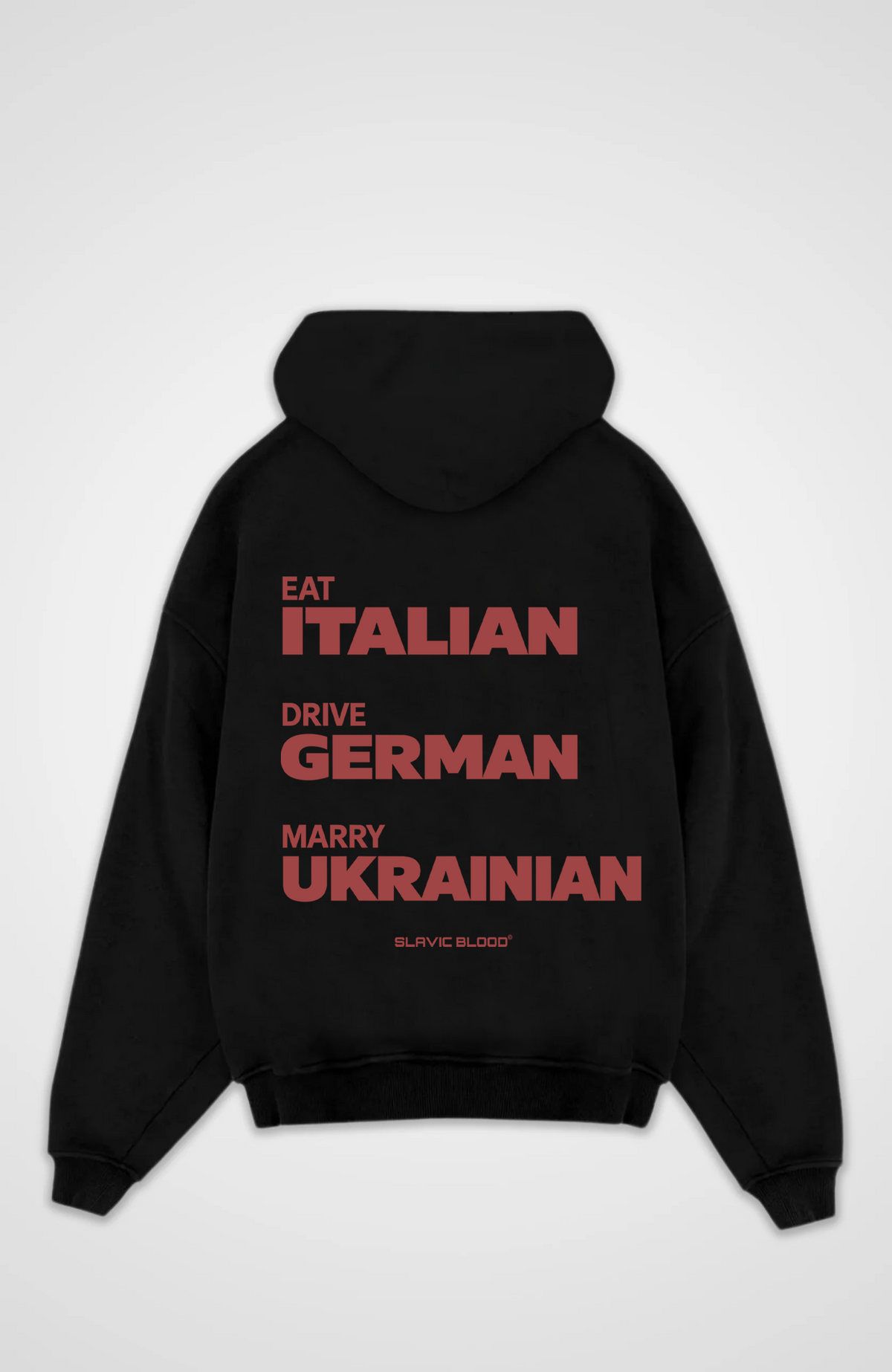 Eat Drive Marry Ukrainian Oversized hoodie