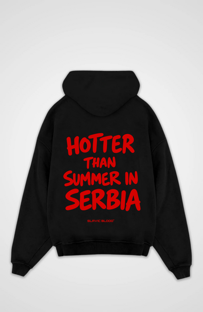 Hotter than summer in Serbia Oversized hoodie