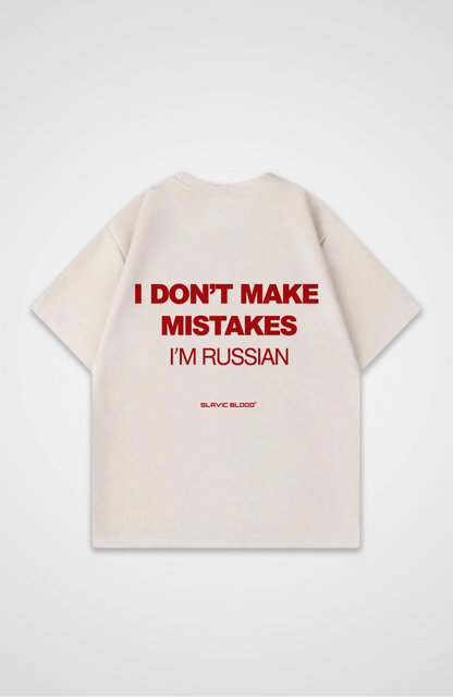 I don´t make mistakes i´m Russian Oversized Shirt