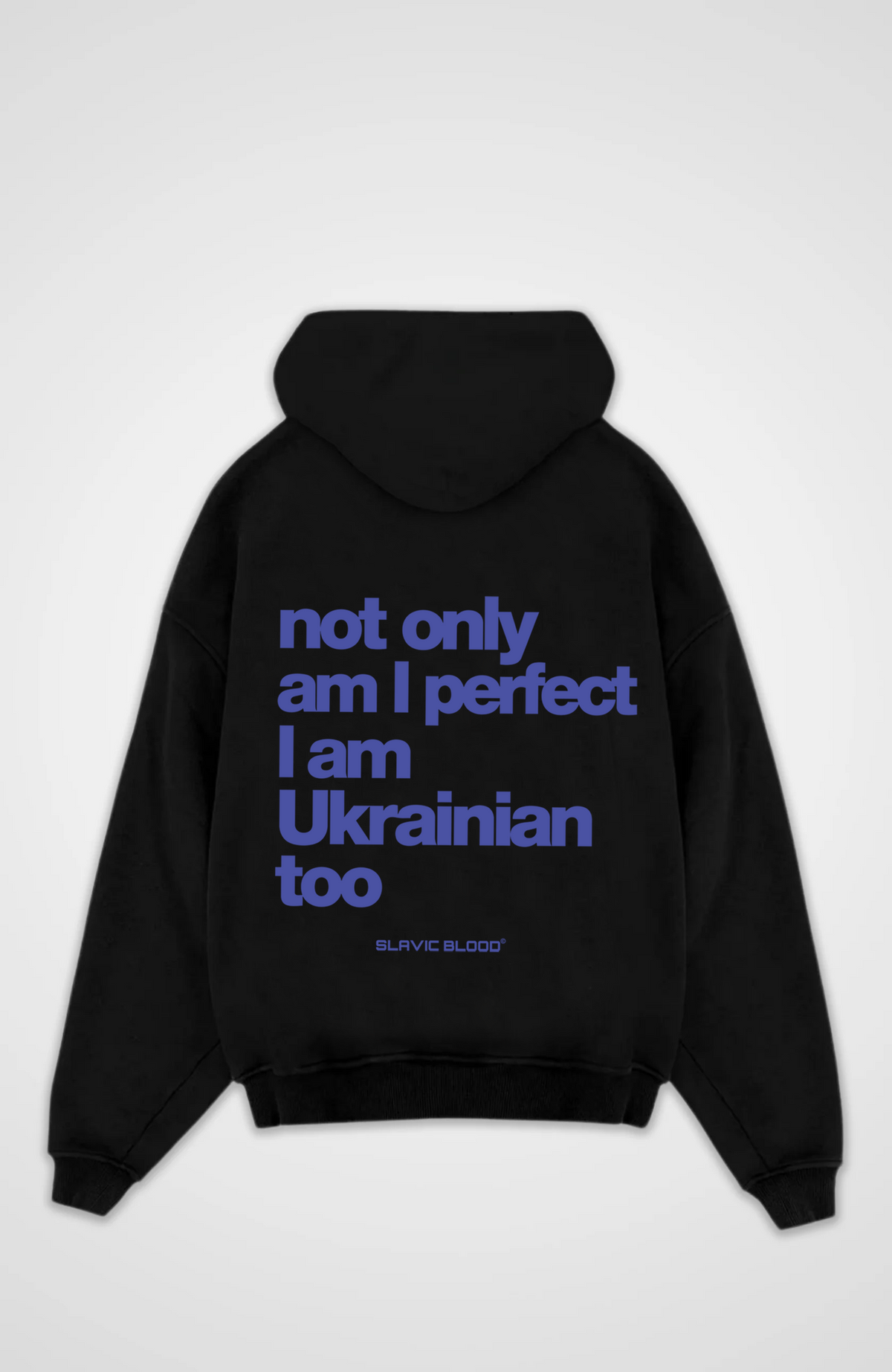 Not only am i perfect i am Ukrainian too Oversized hoodie