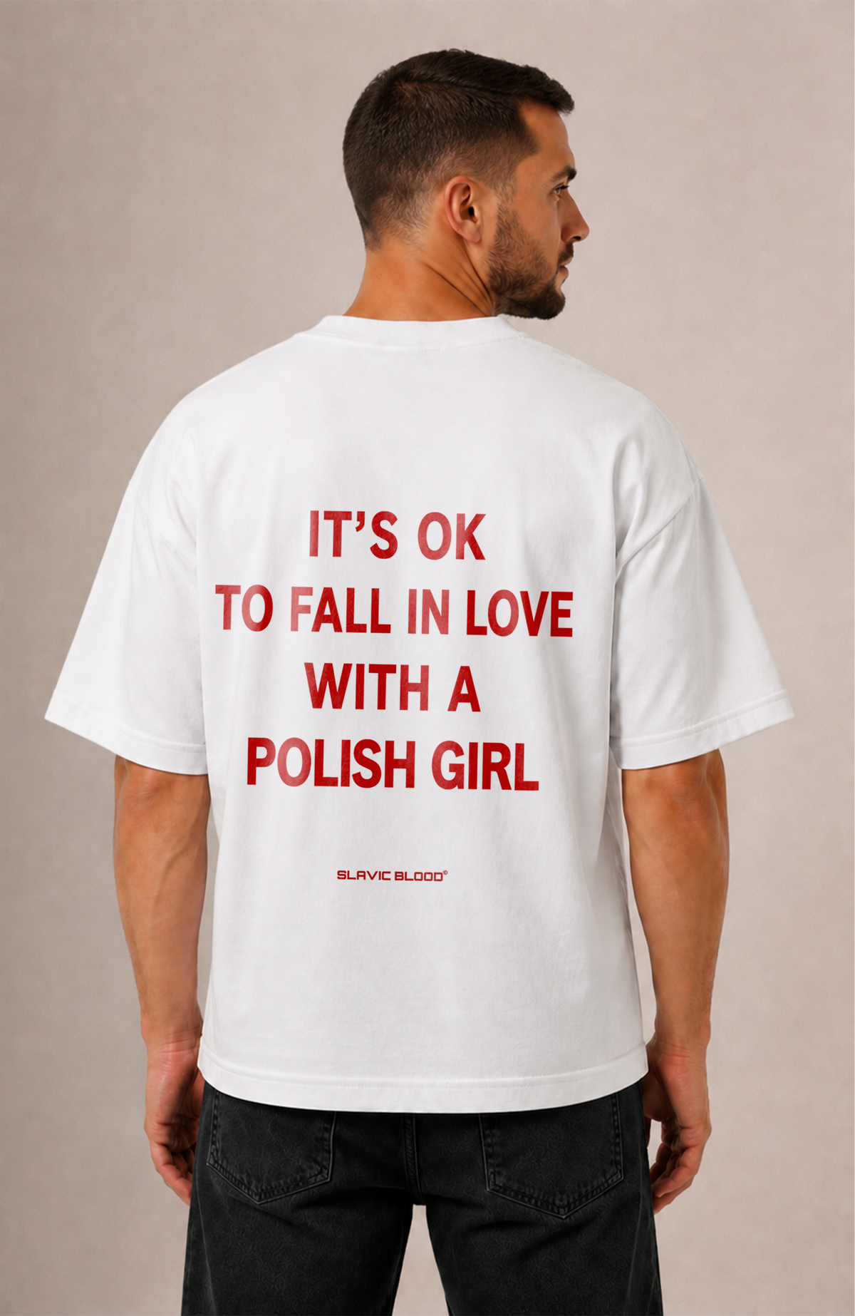 It´s ok to fall in love with a Polish girl Oversized shirt