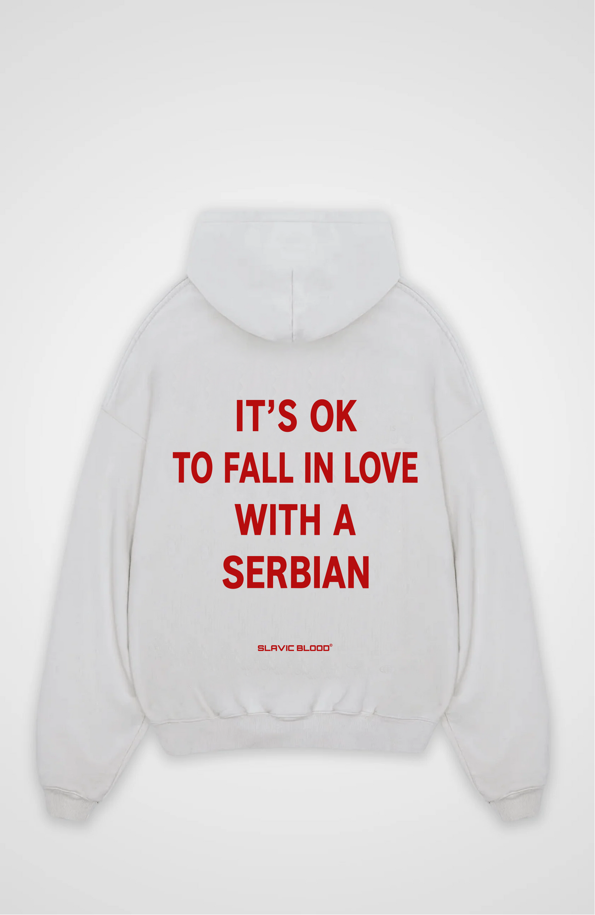 It´s ok to fall in love with a Serbian Oversized hoodie