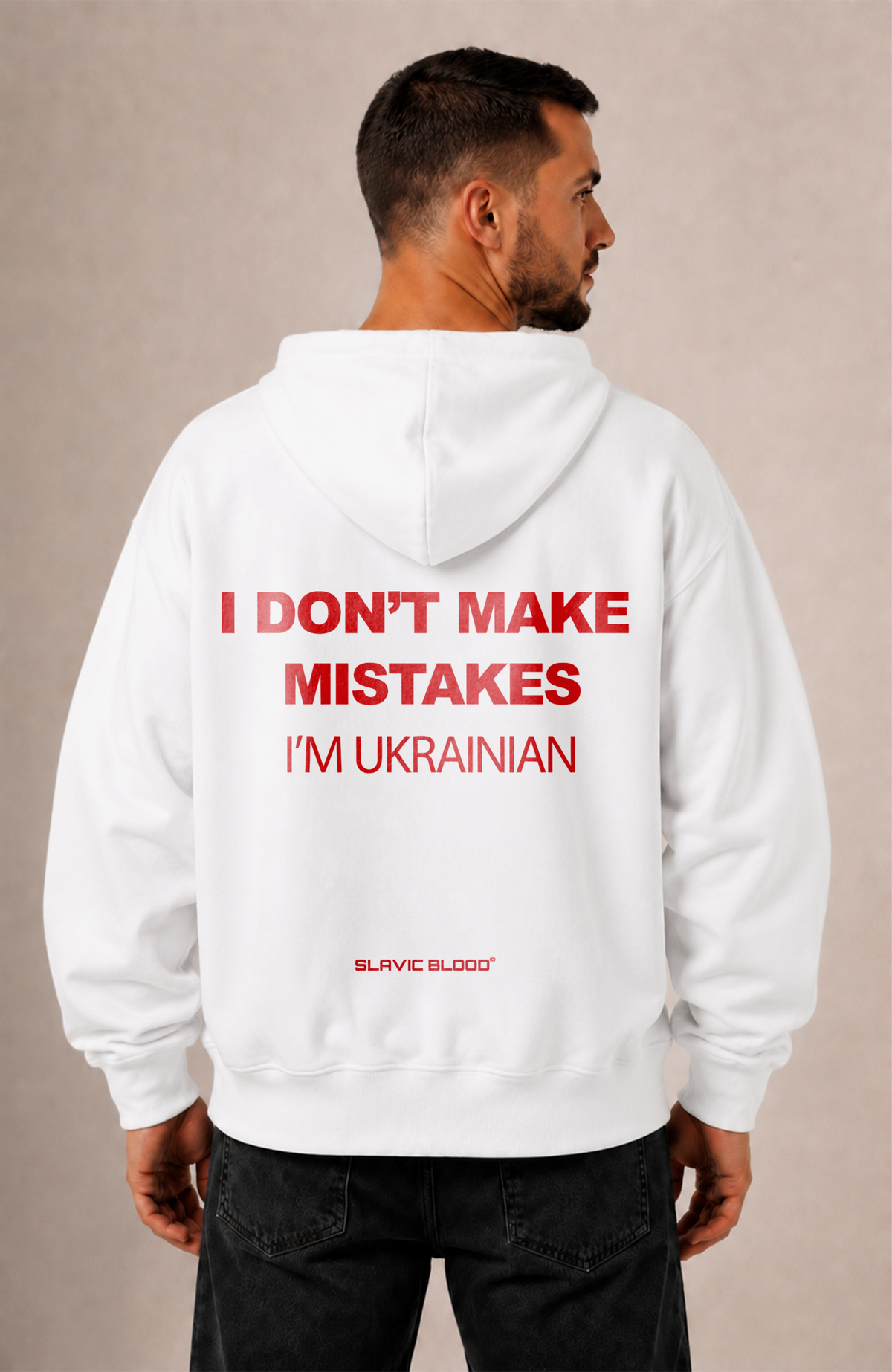I don´t make mistakes i´m Ukrainian Oversized hoodie