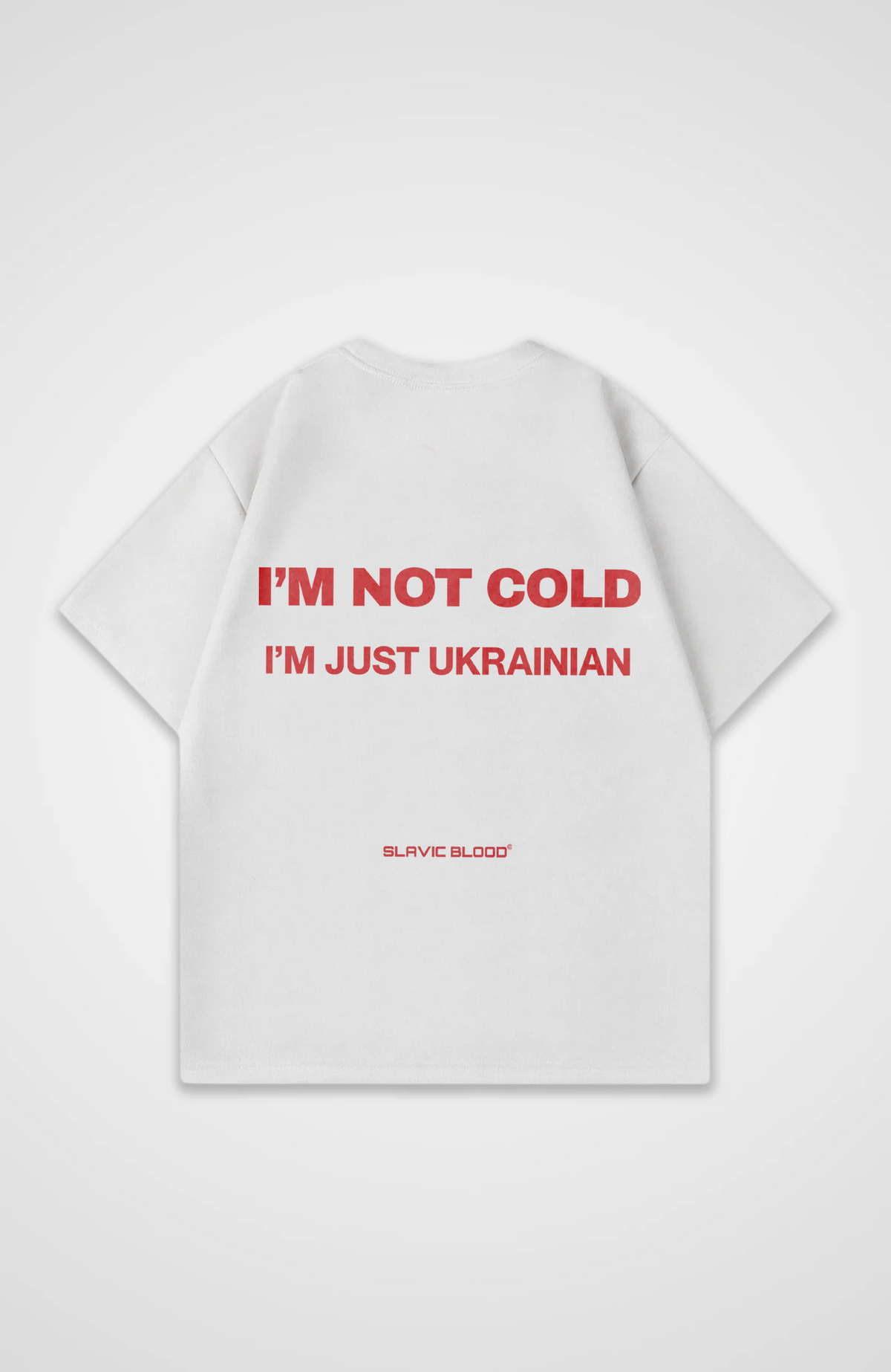 I´m not cold i´m just Ukrainian Oversized shirt