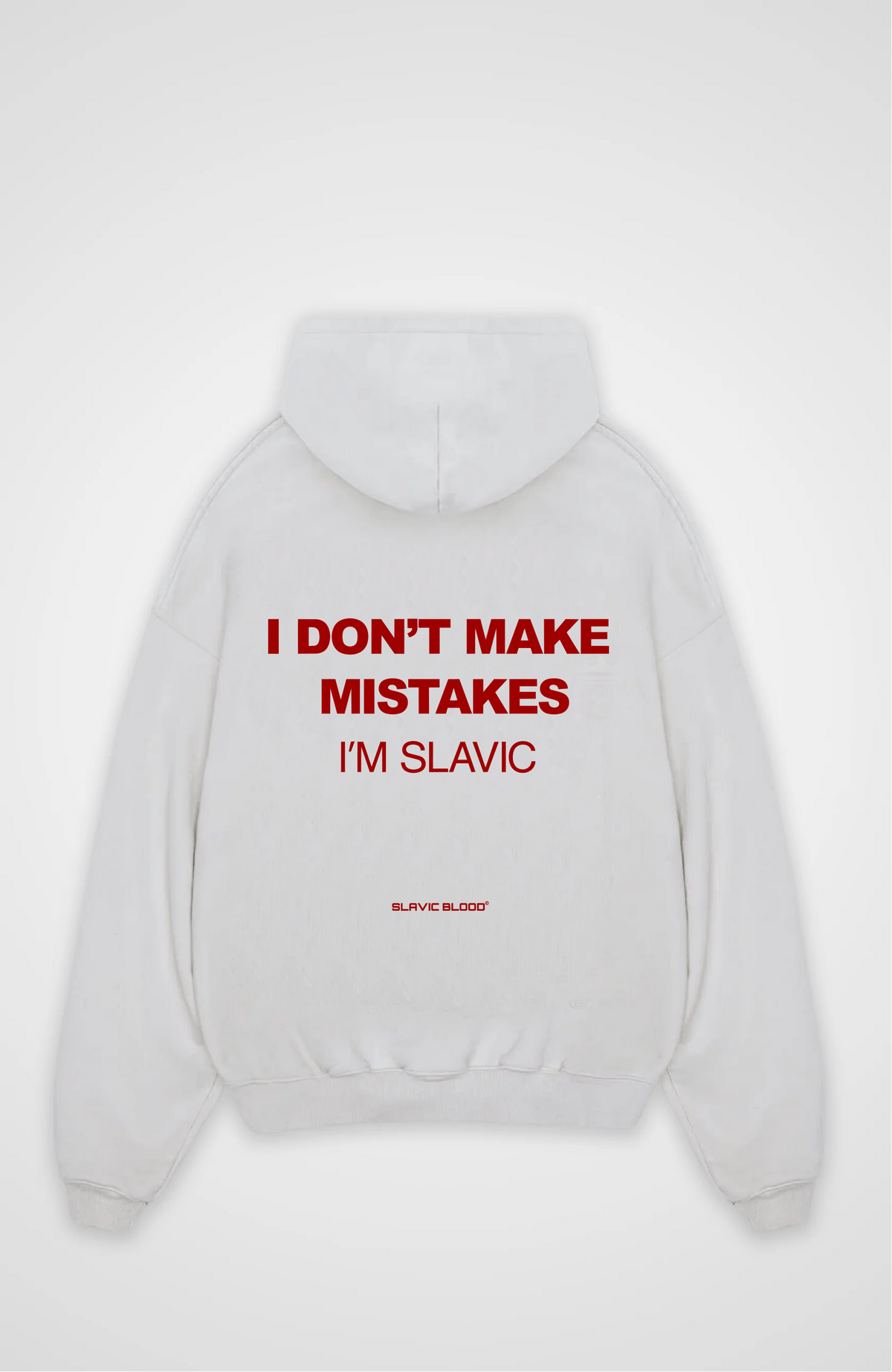 I don´t make mistakes i´m slavic Oversized hoodie