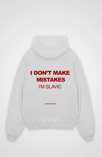 I don´t make mistakes i´m slavic Oversized hoodie