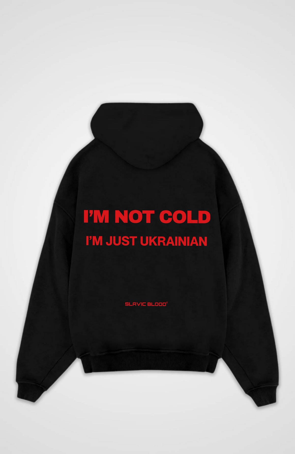 I´m not cold i´m just Ukrainian Oversized hoodie