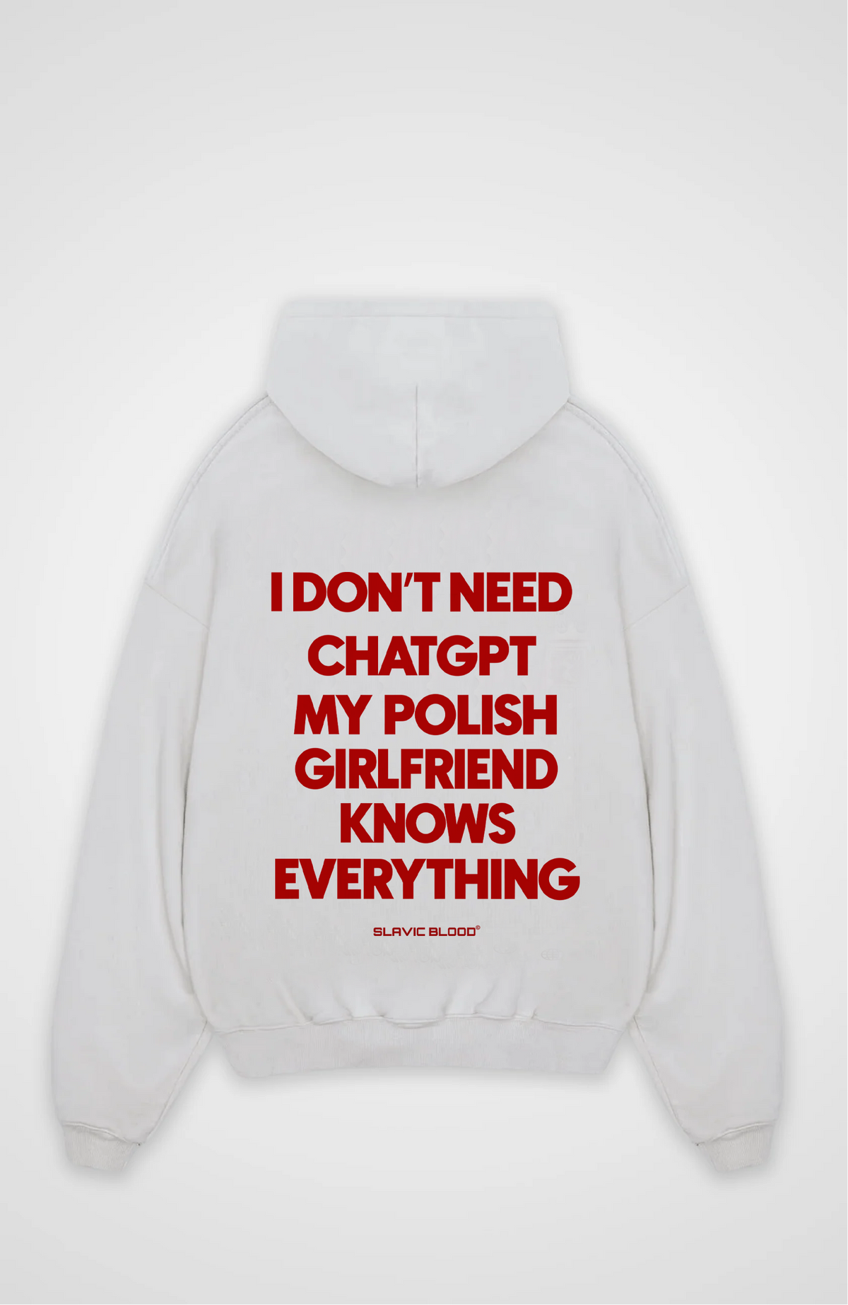 My Polish girlfriend knows everything Oversized hoodie