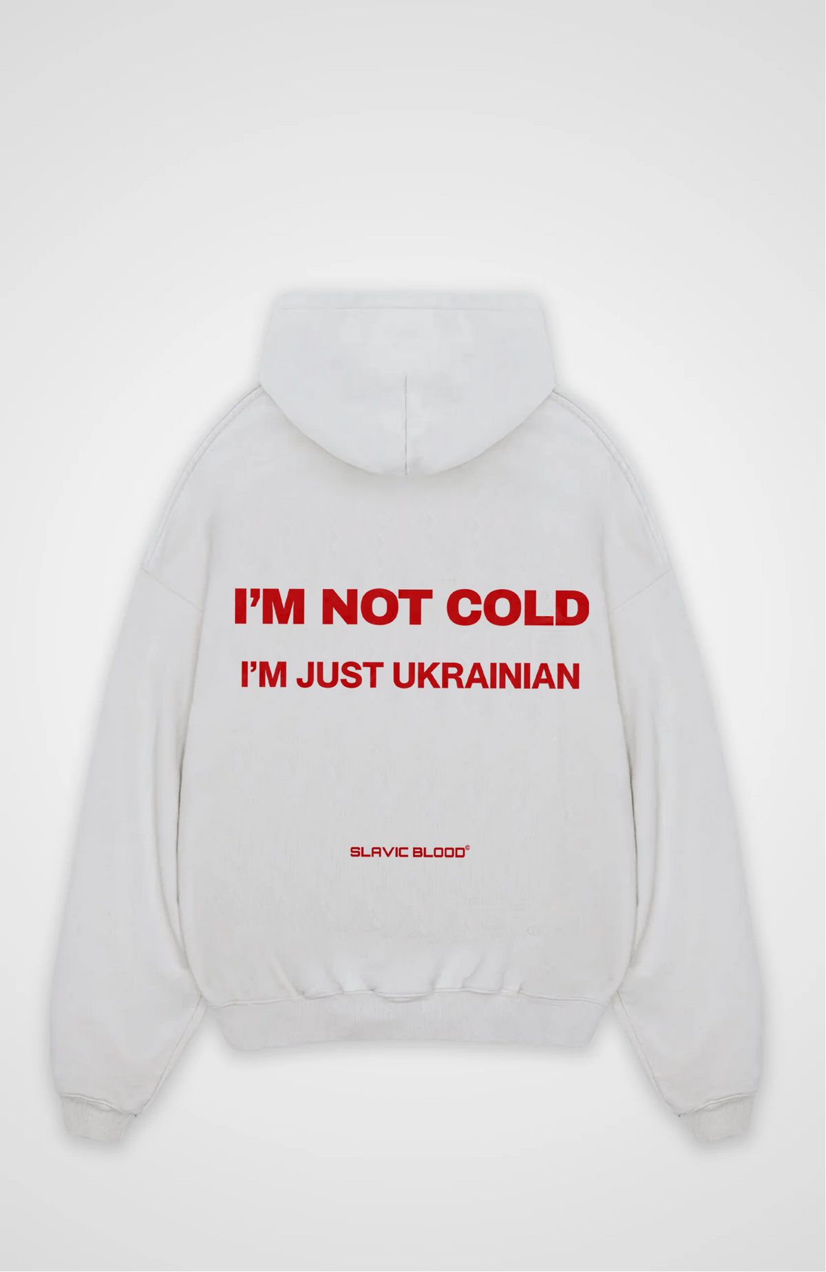 I´m not cold i´m just Ukrainian Oversized hoodie