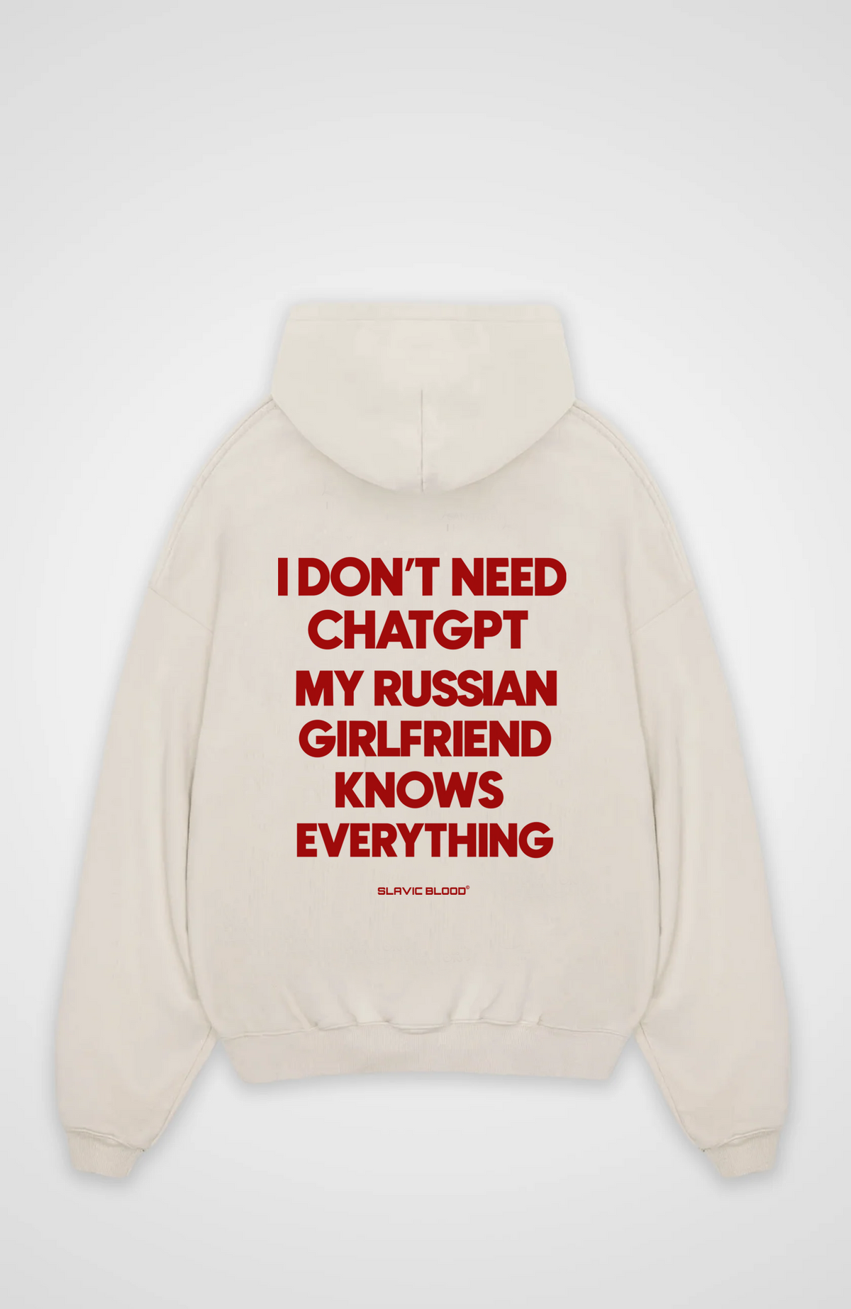 My Russian girl knows everything Oversized hoodie