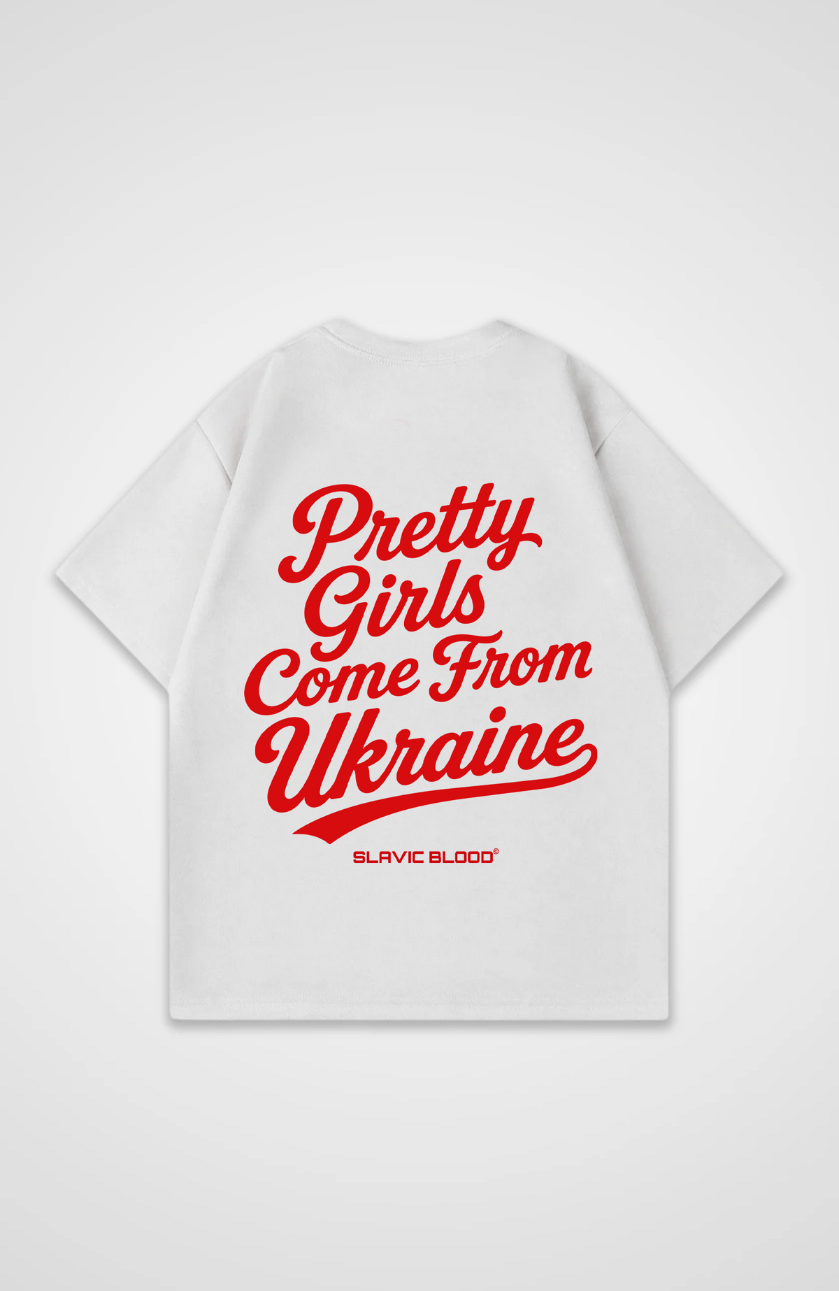 Pretty girls come from Ukraine Oversized shirt