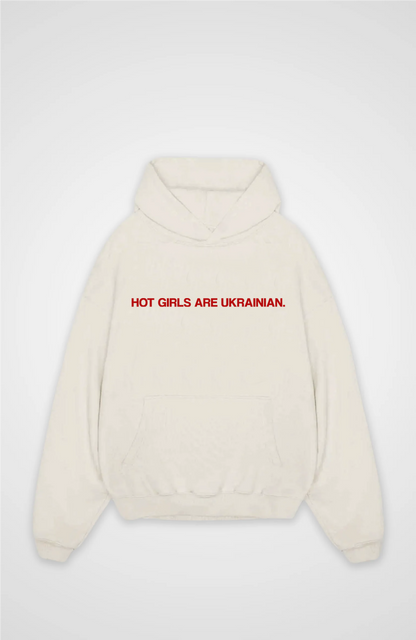 Hot girls are Ukrainian Oversized hoodie